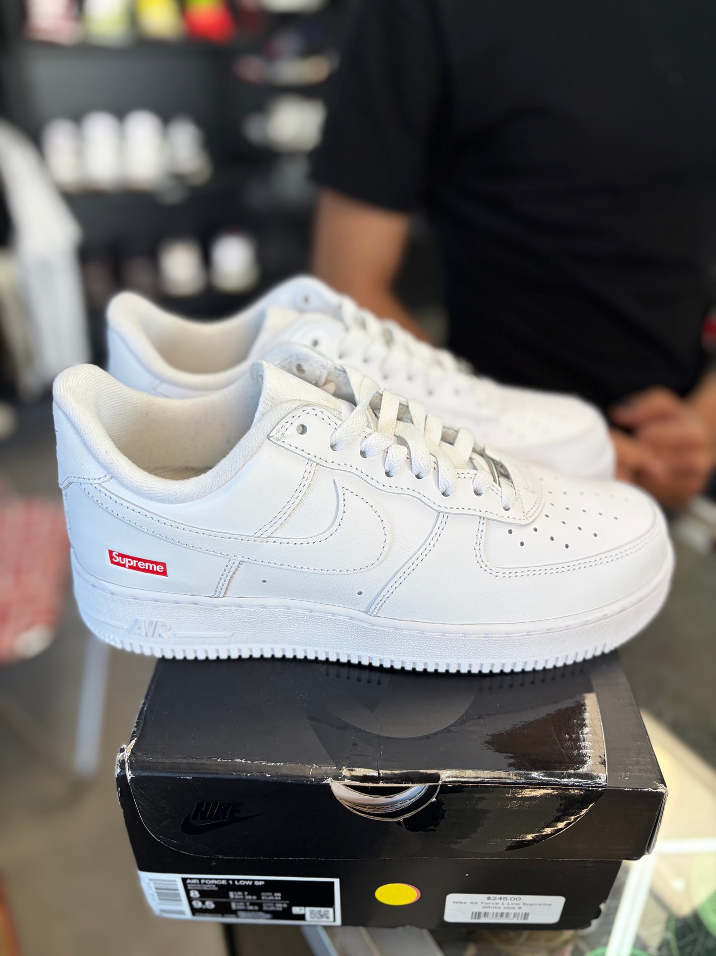 Nike Supreme AF1 “White” Size 8