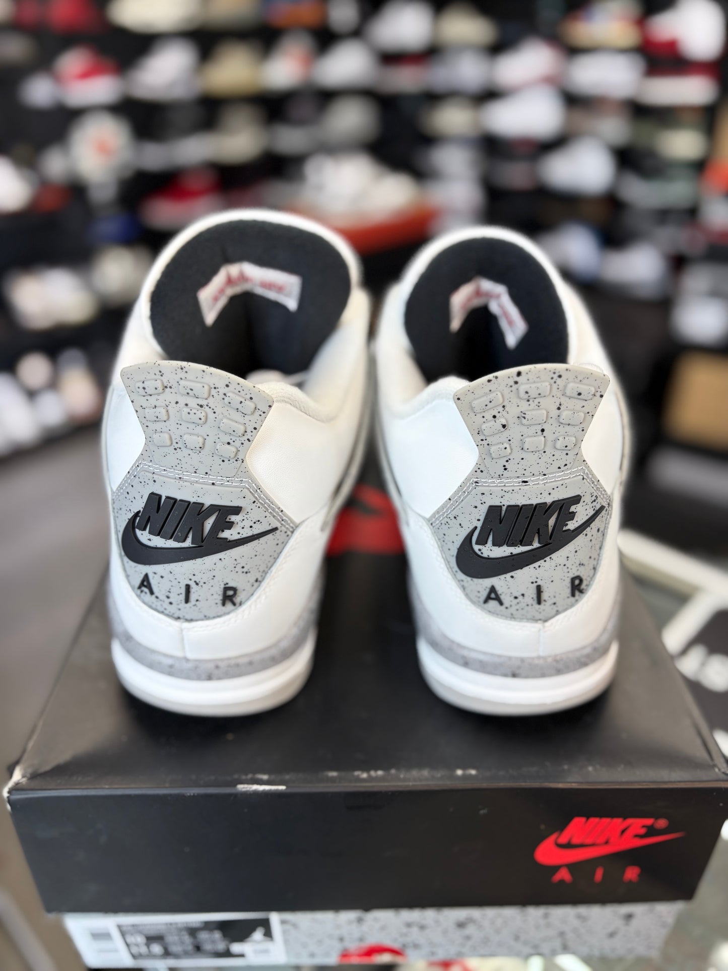 Jordan 4 “White Cement” Size 10