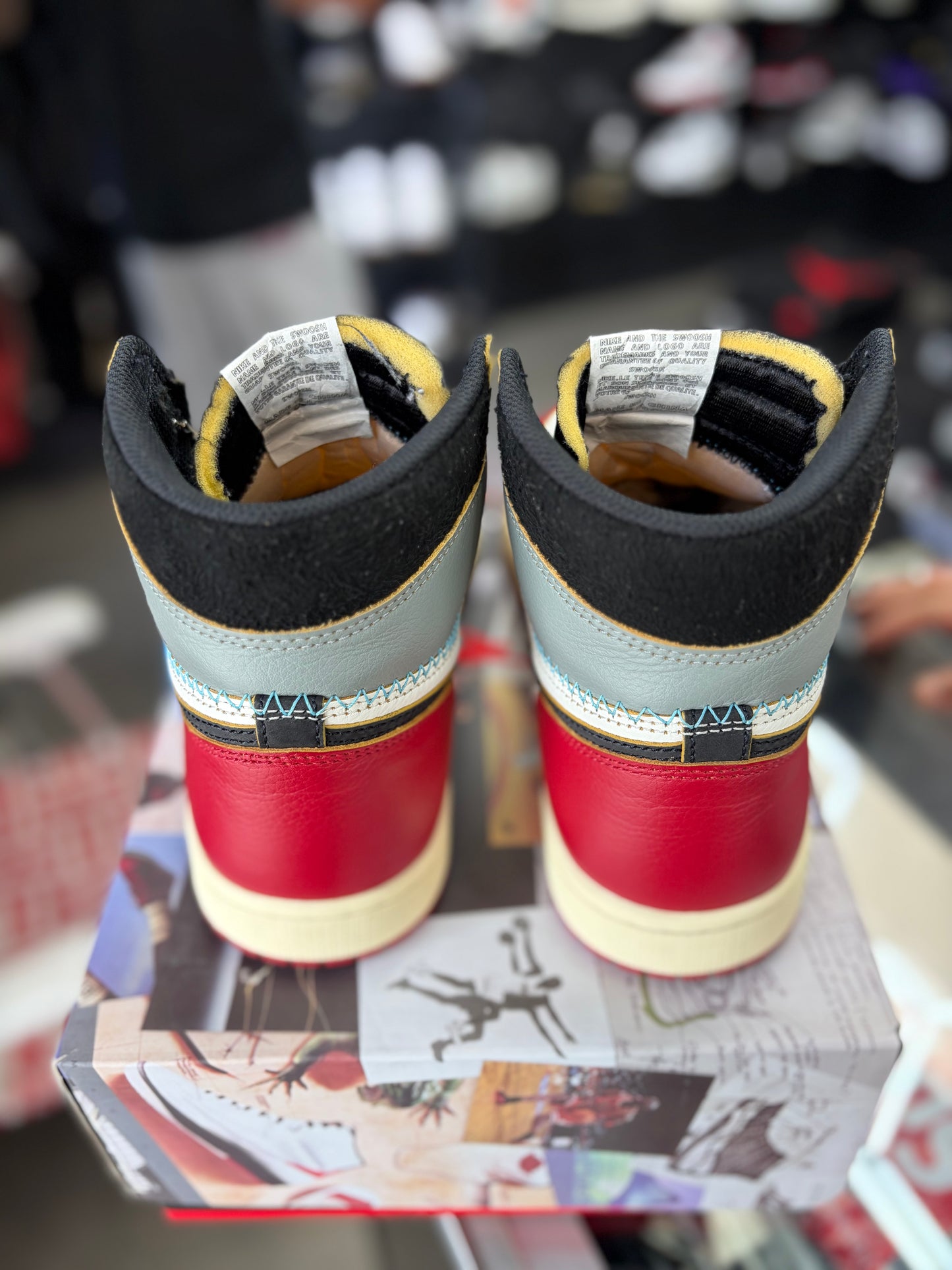 Jordan 1 Union La “Chicago Shadow” Size 9.5