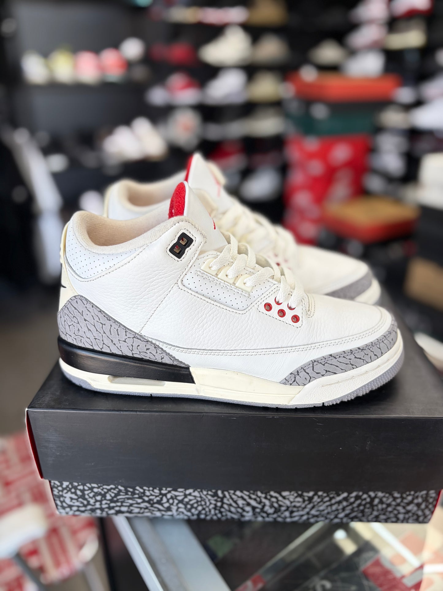 Jordan 3 “White Cement Reimagined” (Gs) Size 7y/8.5w
