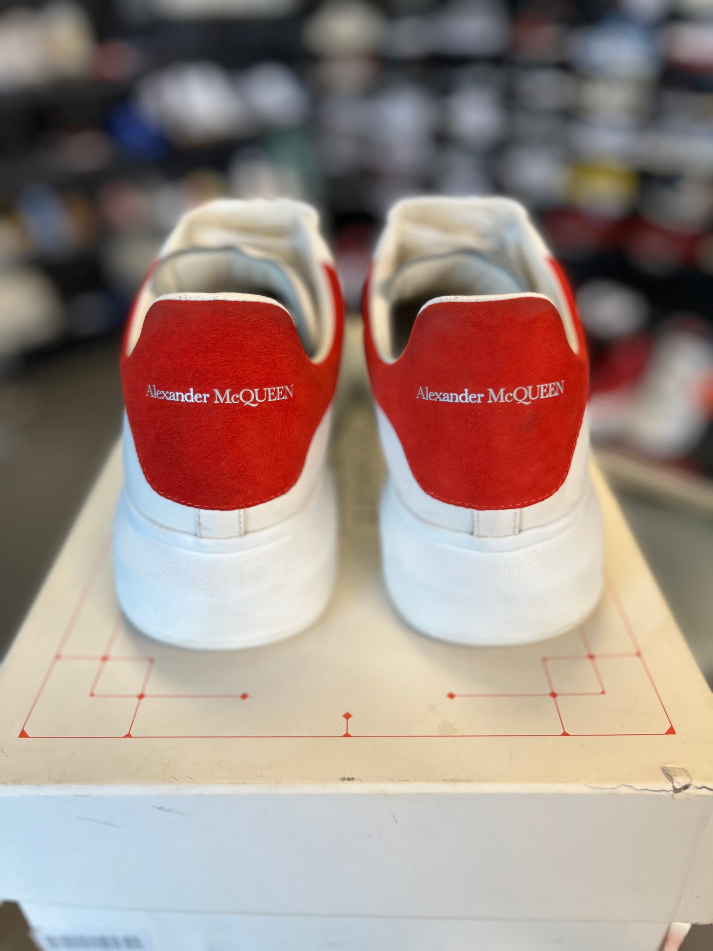 Alexander McQueen “White/Red” Size 42EU