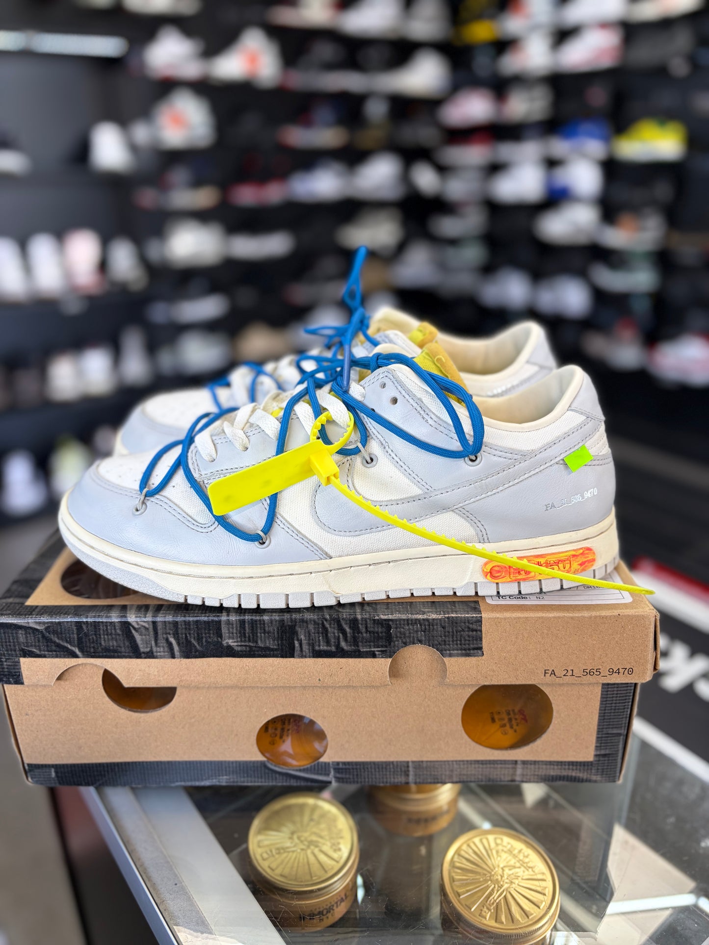 Nike Dunk Off White “Lot 10” Size 12