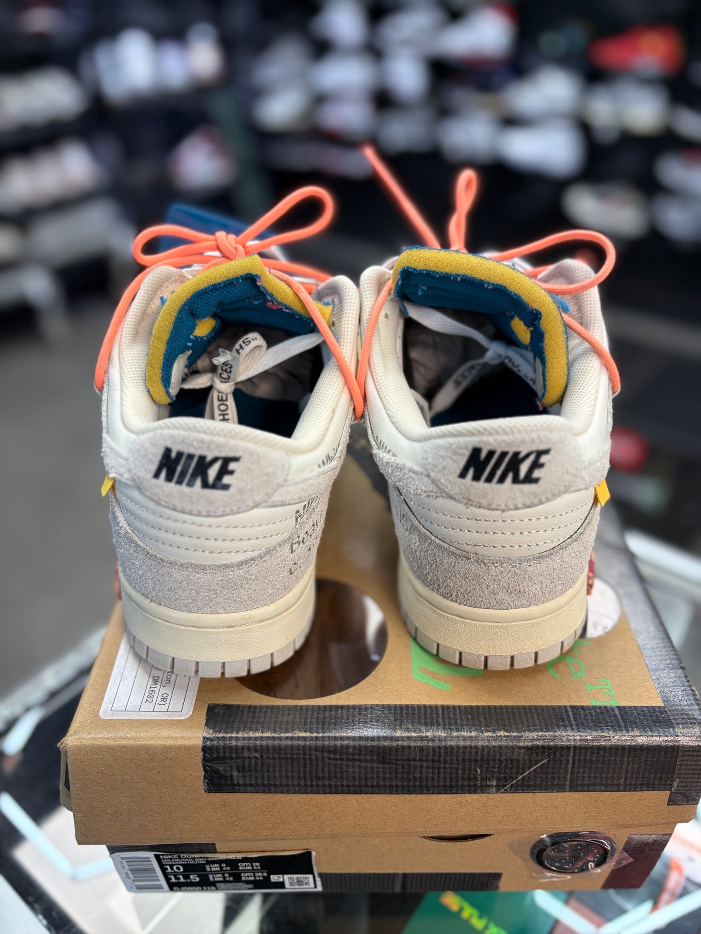 Nike Dunk Off White “Lot 19” Size 10