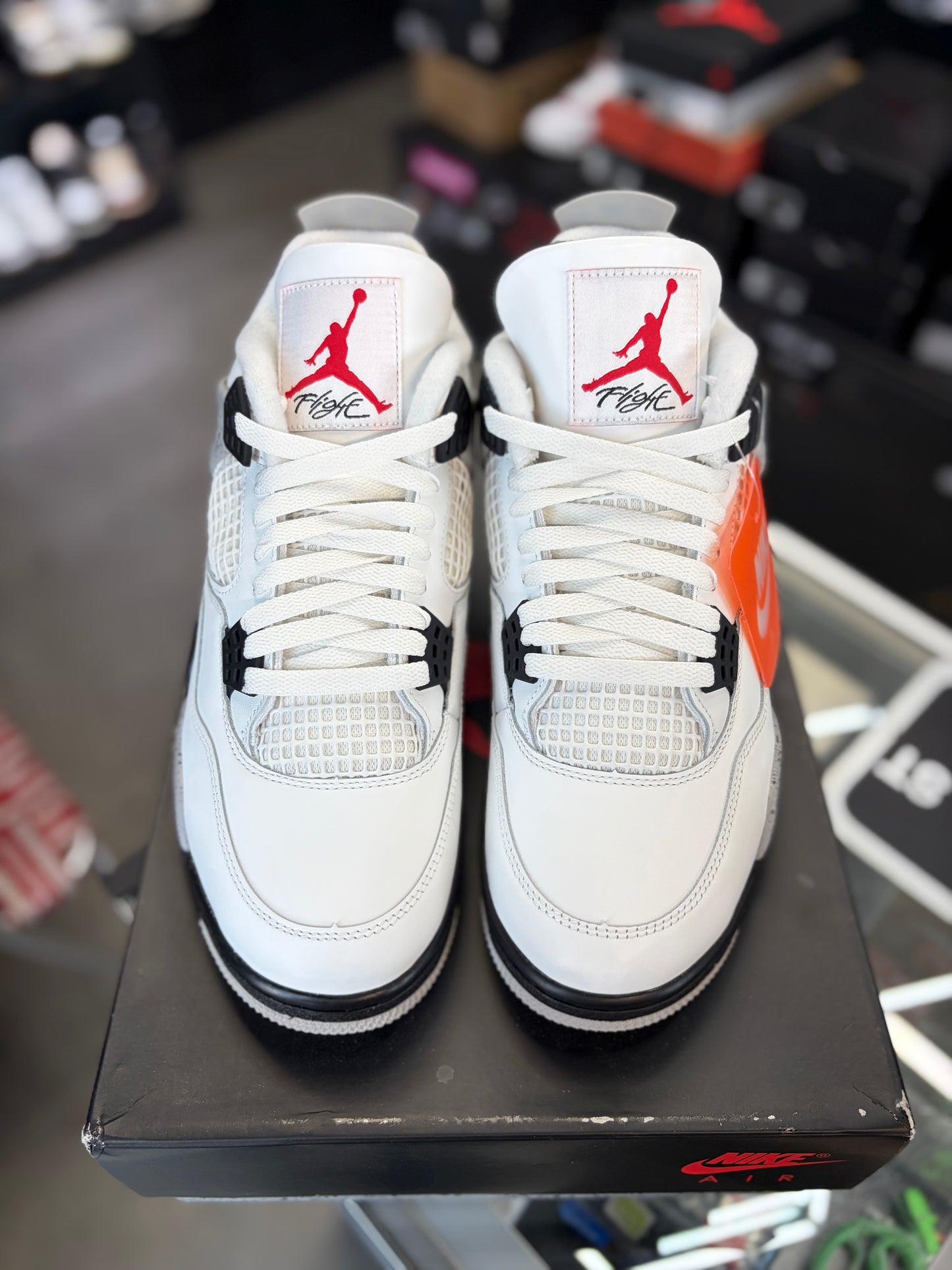 Jordan 4 “White Cement” Size 10