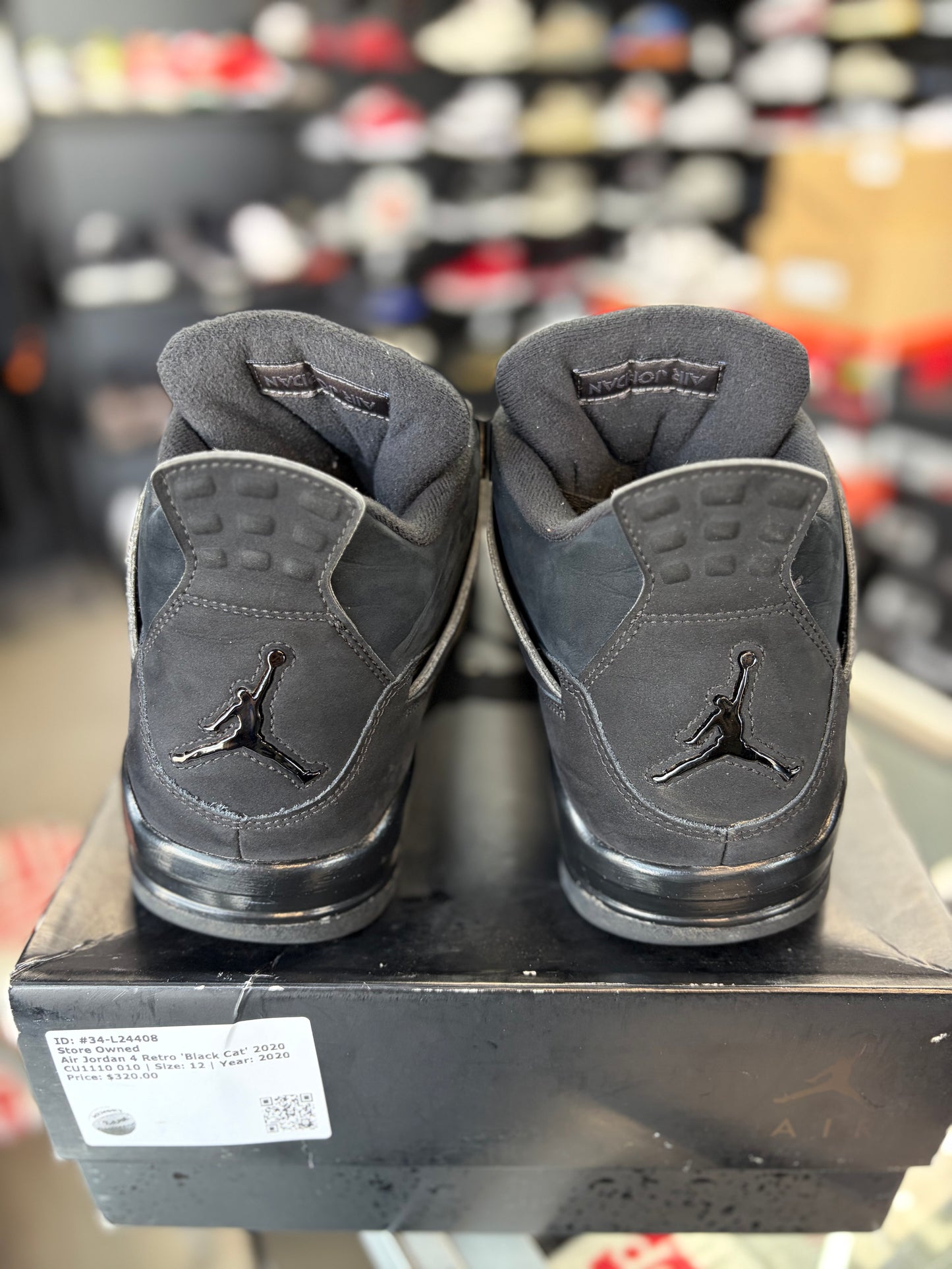 Jordan 4 “Black Cat” (2020) Size 12