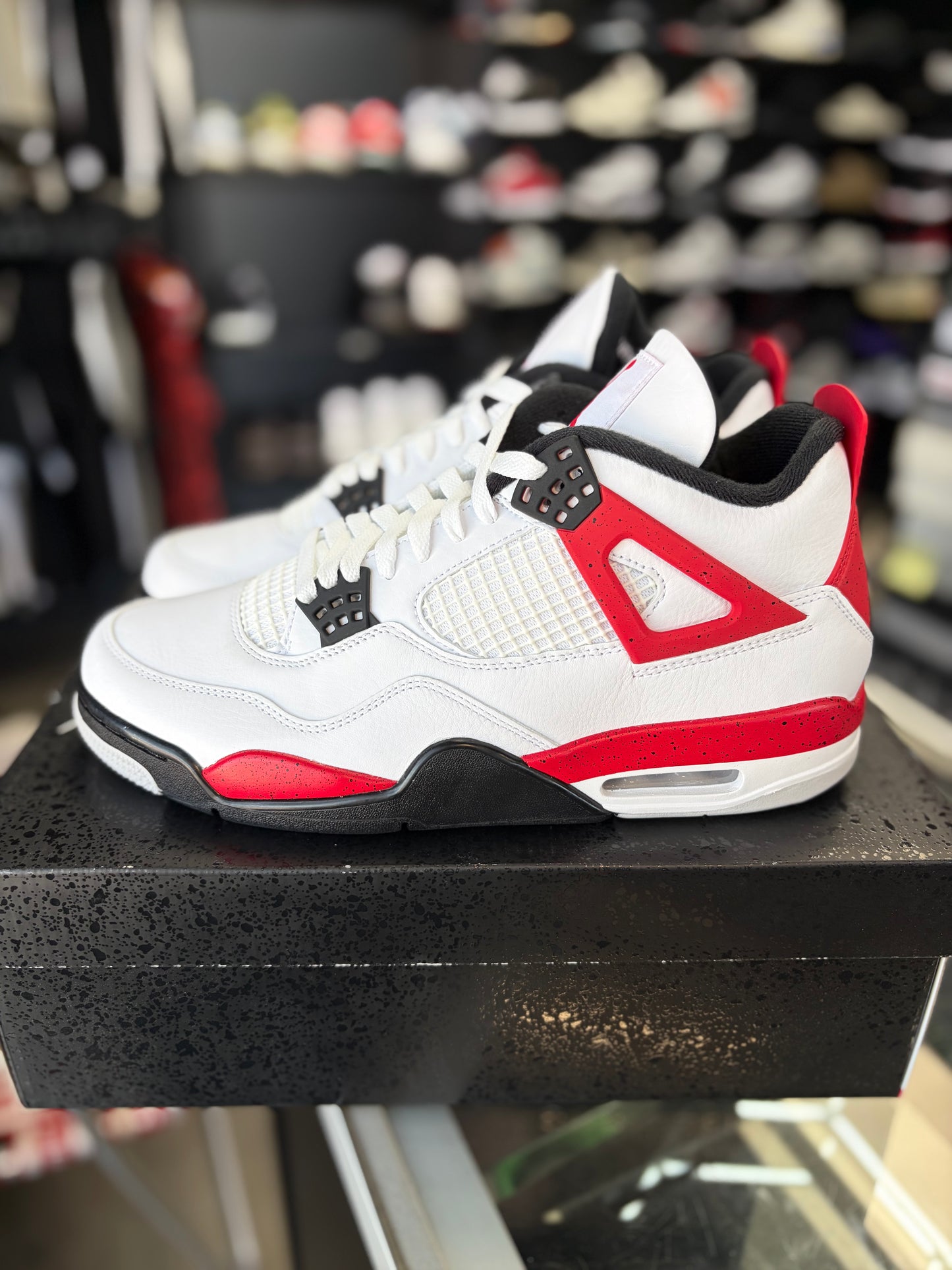 Jordan 4 “Red Cement” Size 10.5