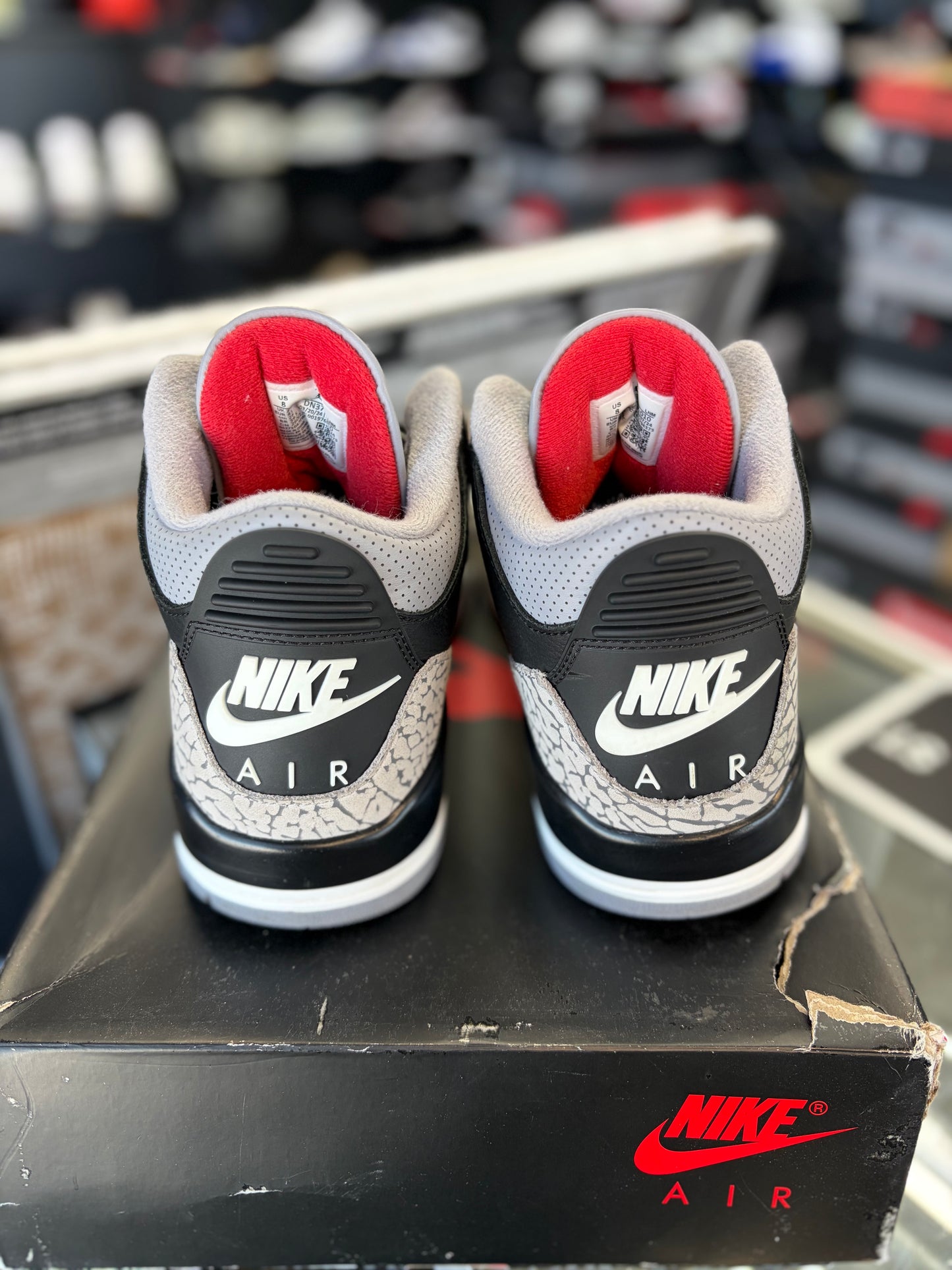 Jordan 3 “Black Cement” Size 8