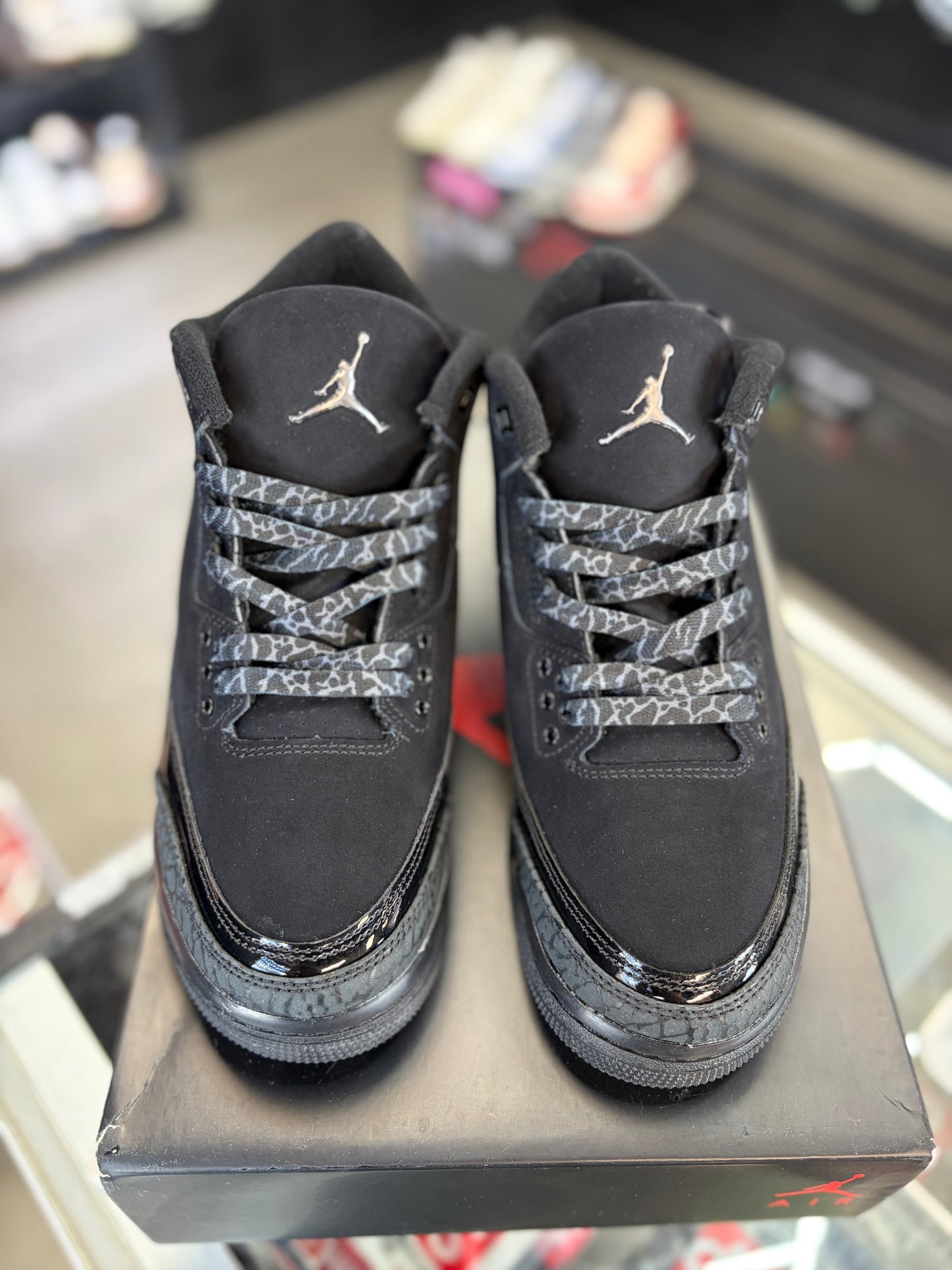 Jordan 3 “Black Cat” (Gs) Size 7y/8.5w