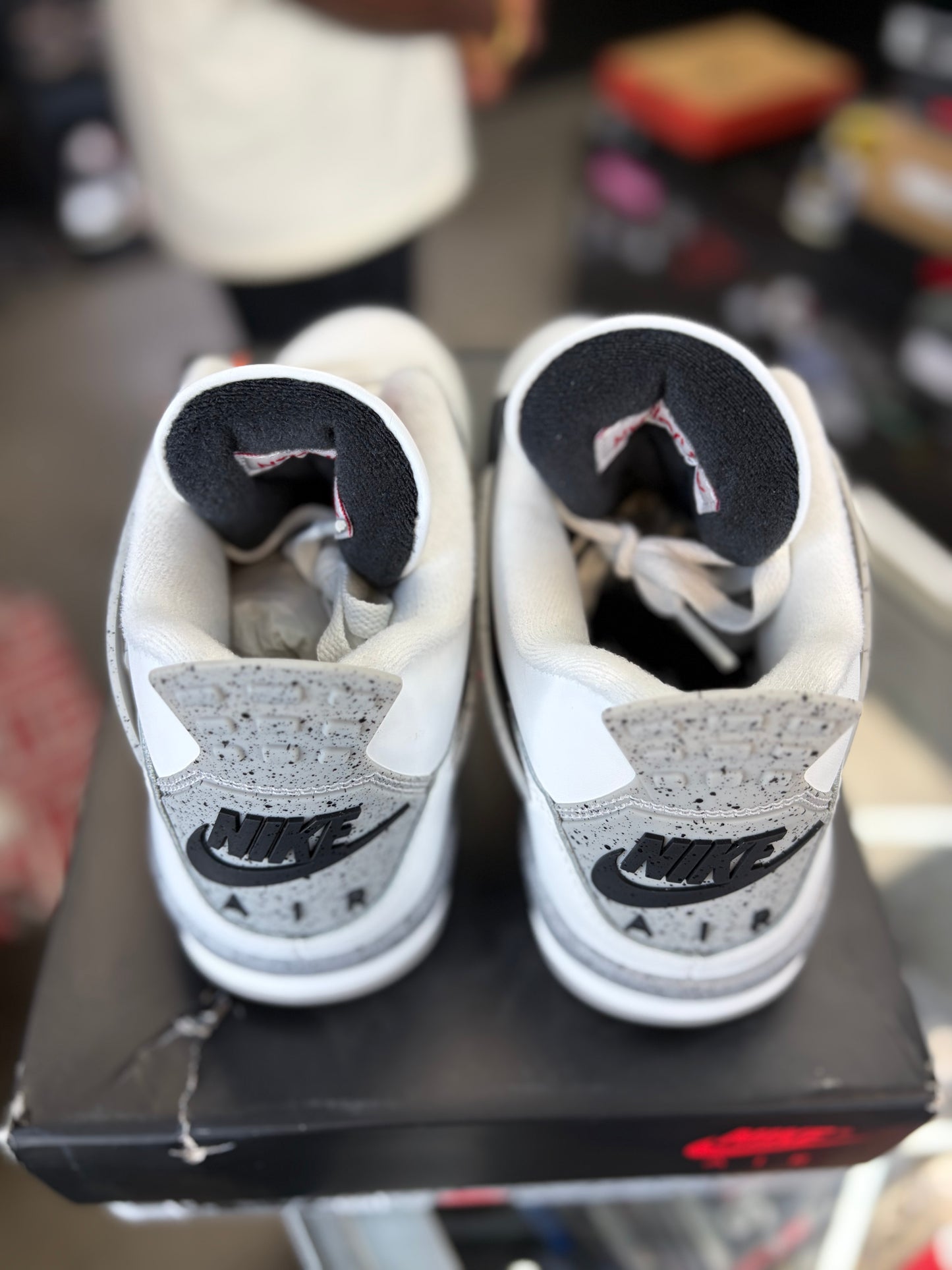 Jordan 4 “White Cement” Size 8