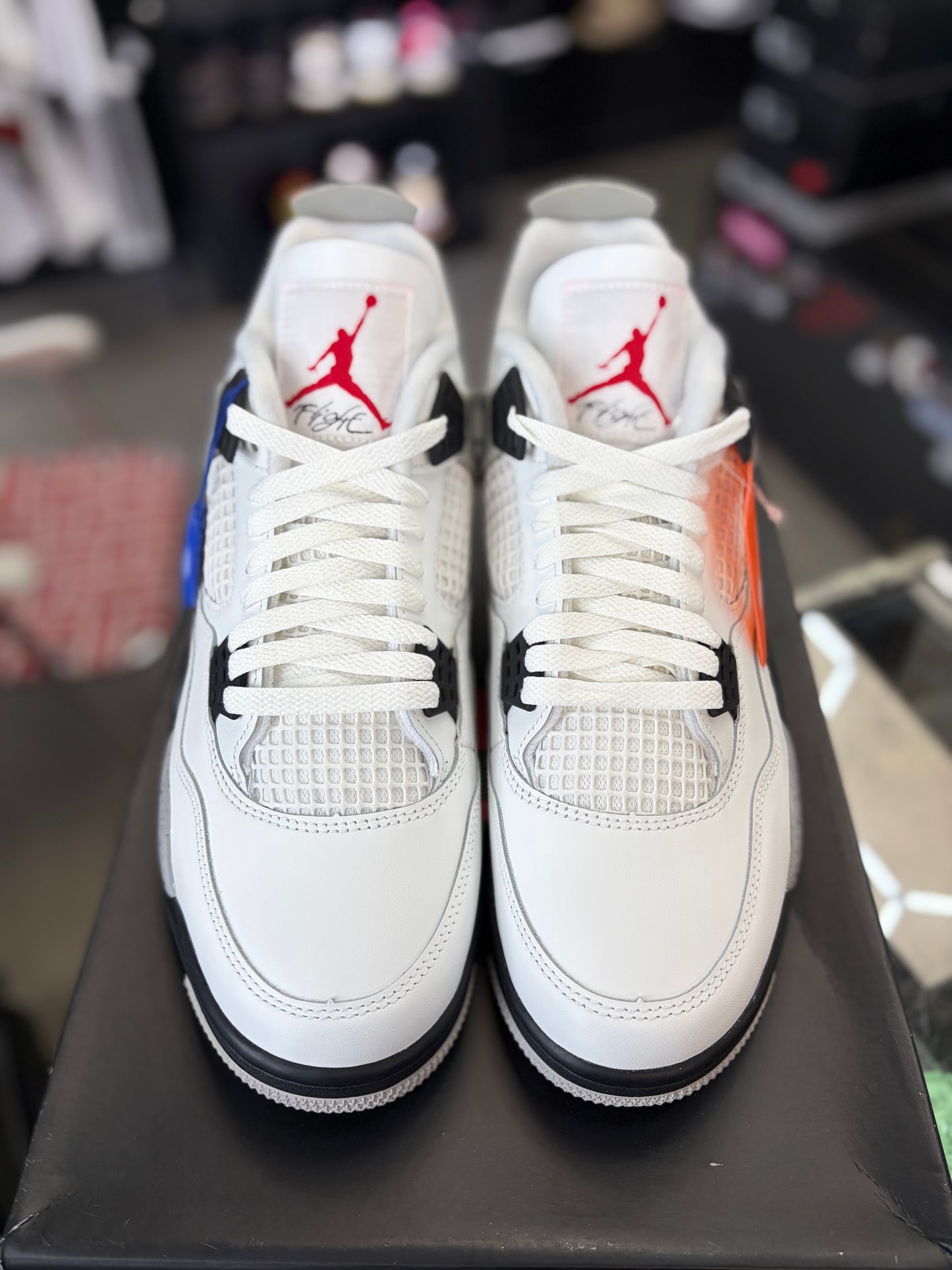 Jordan 4 “White Cement” Size 10.5