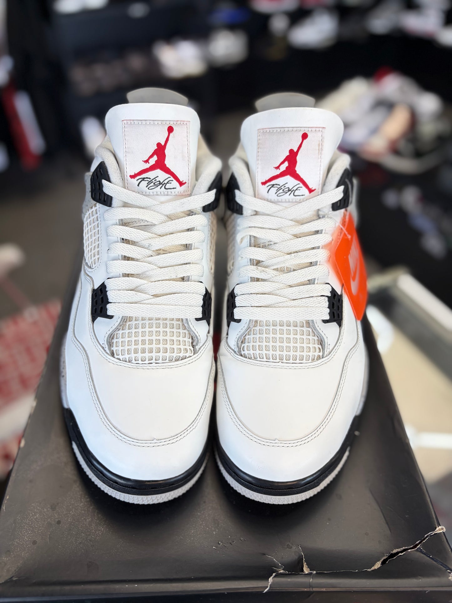 Jordan 4 “White Cement” Size 12