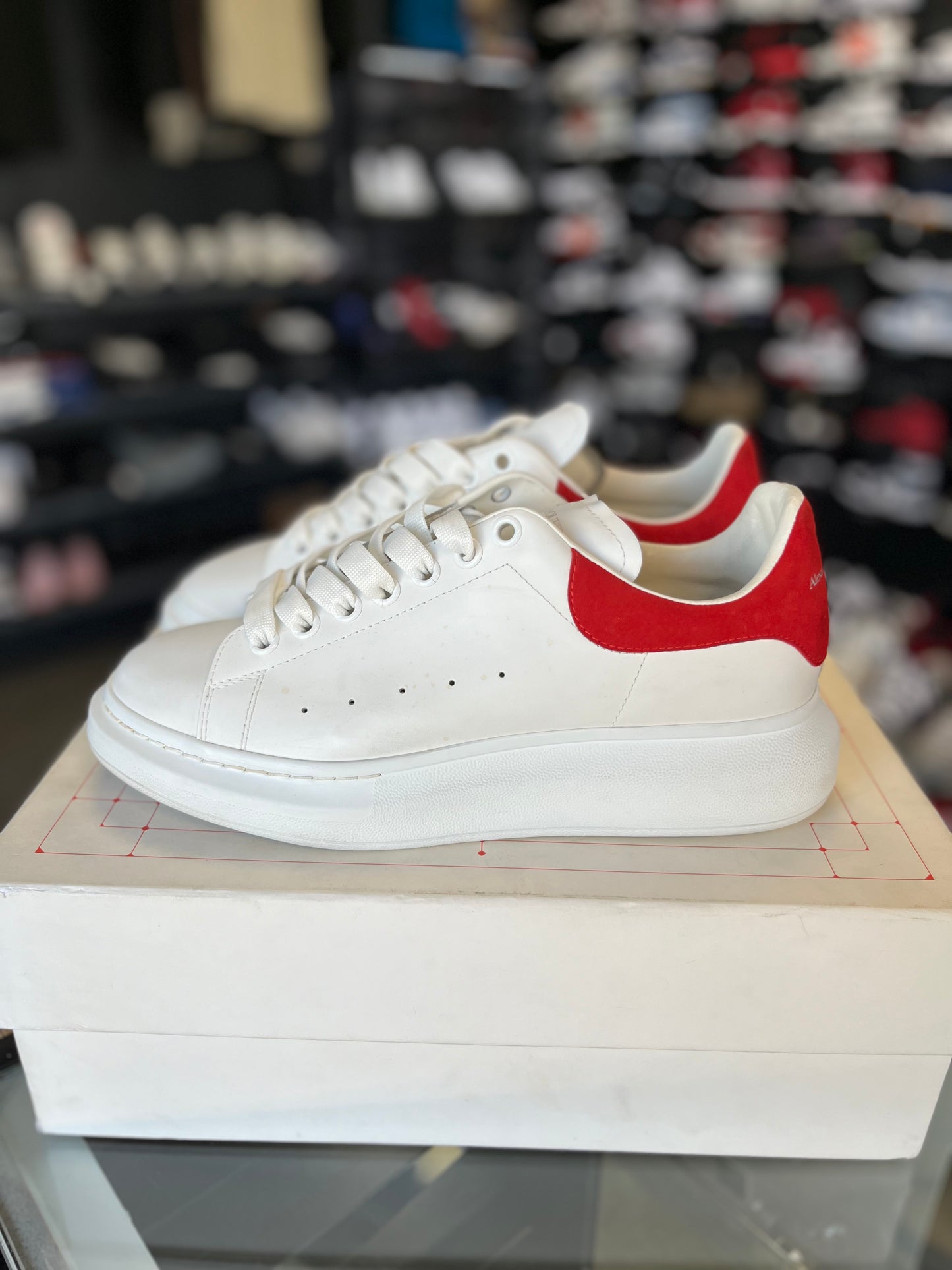 Alexander McQueen “White/Red” Size 42EU