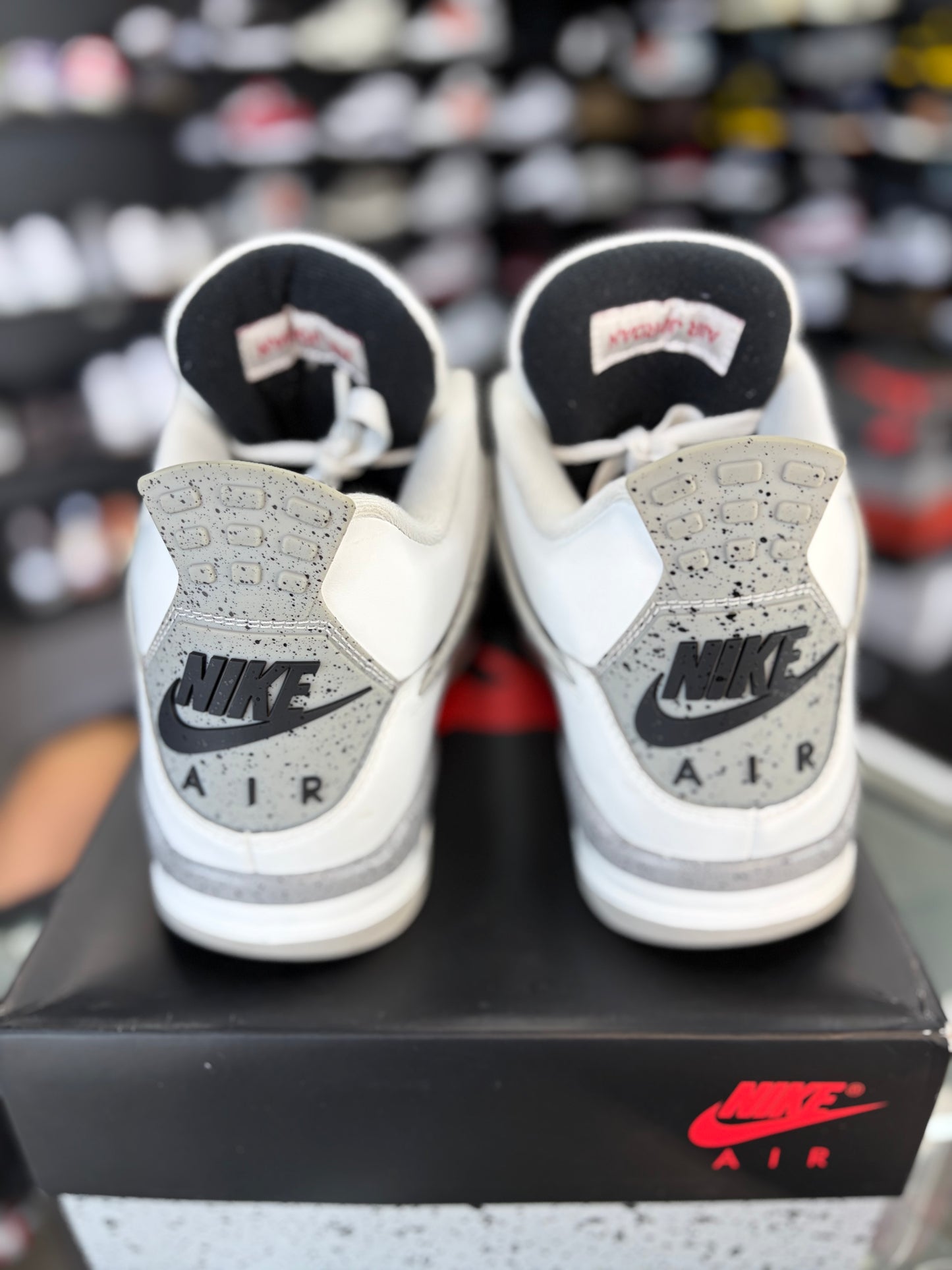 Jordan 4 “White Cement” Size 9