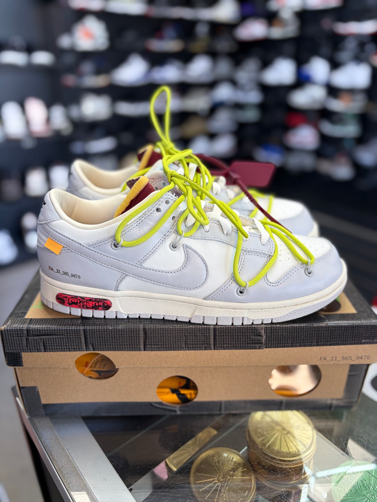 Nike Off White Dunk “Lot 08” Size 9