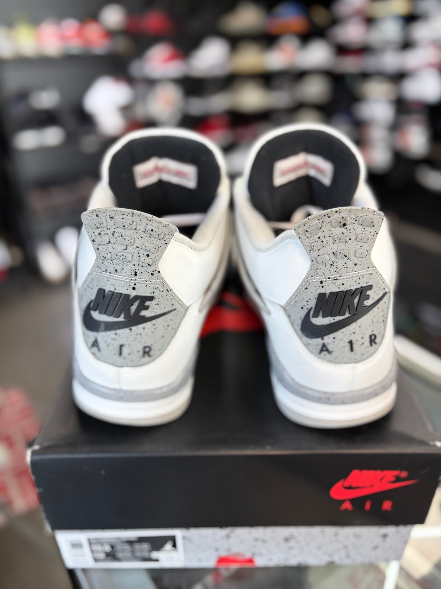 Jordan 4 “White Cement” Size 10.5
