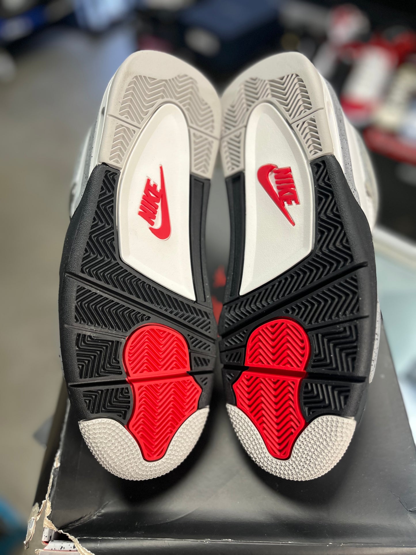 Jordan 4 “White Cement” Size 8.5