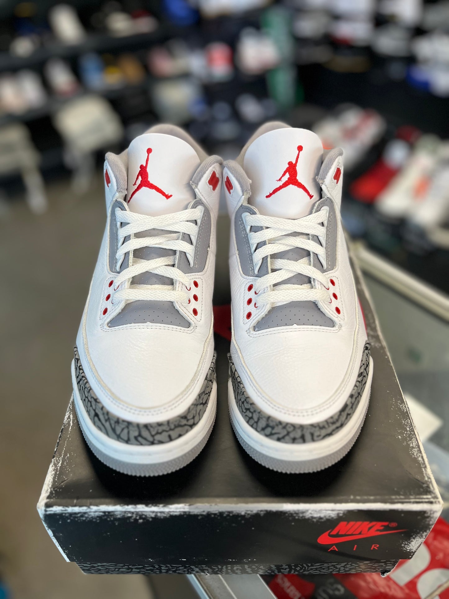 Jordan 3 “Fire Red” Size 10