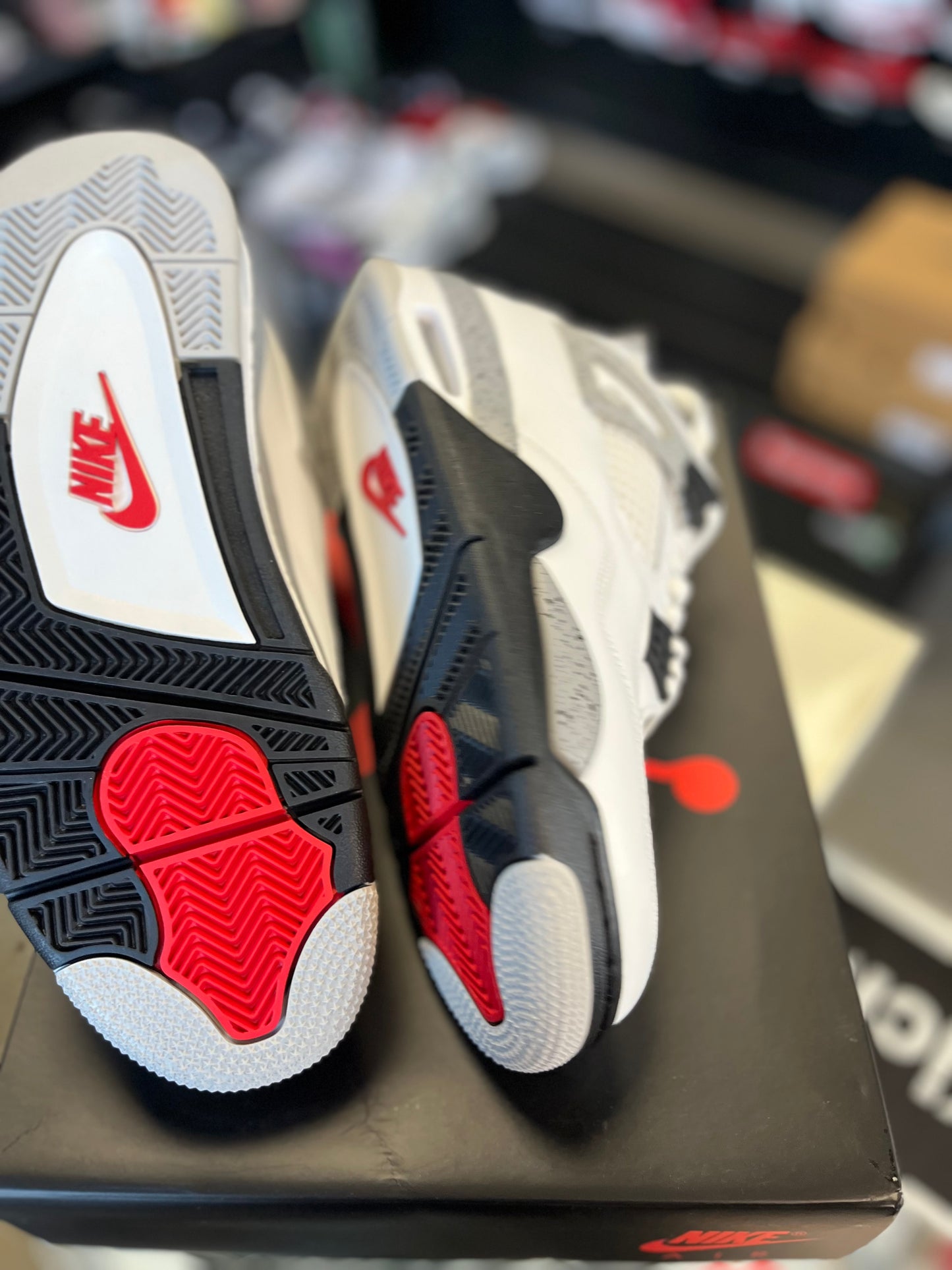 Jordan 4 “White Cement” Size 9.5