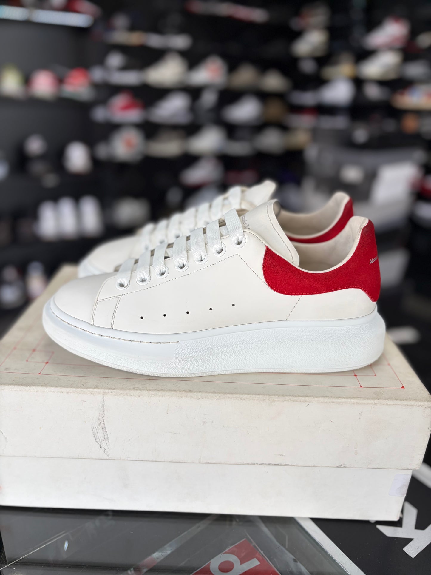 Alexander McQueen “White/Red” Size 42.5EU