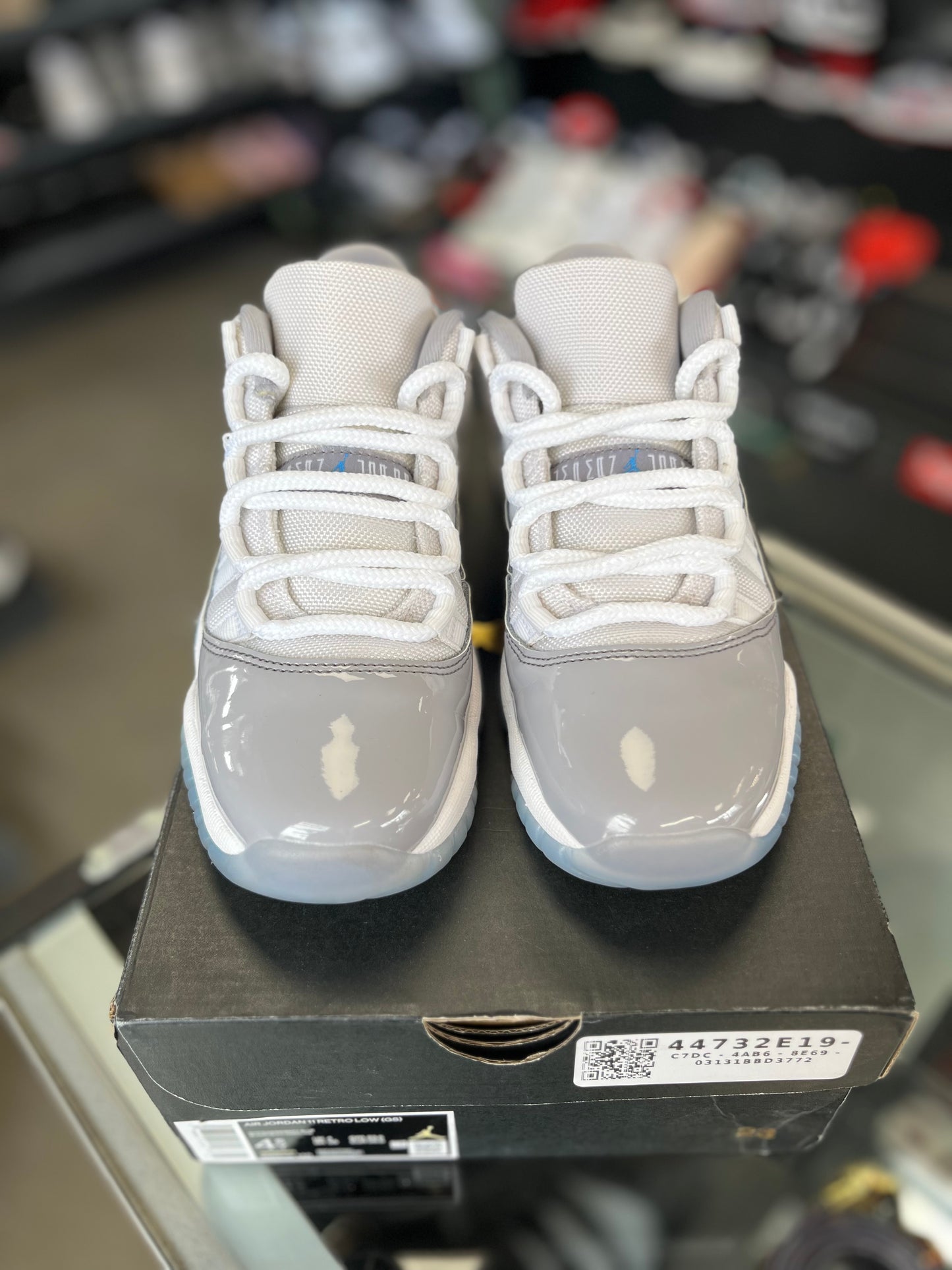 Jordan 11 Low “Cement Grey” (Gs) Size 4.5y / 6w