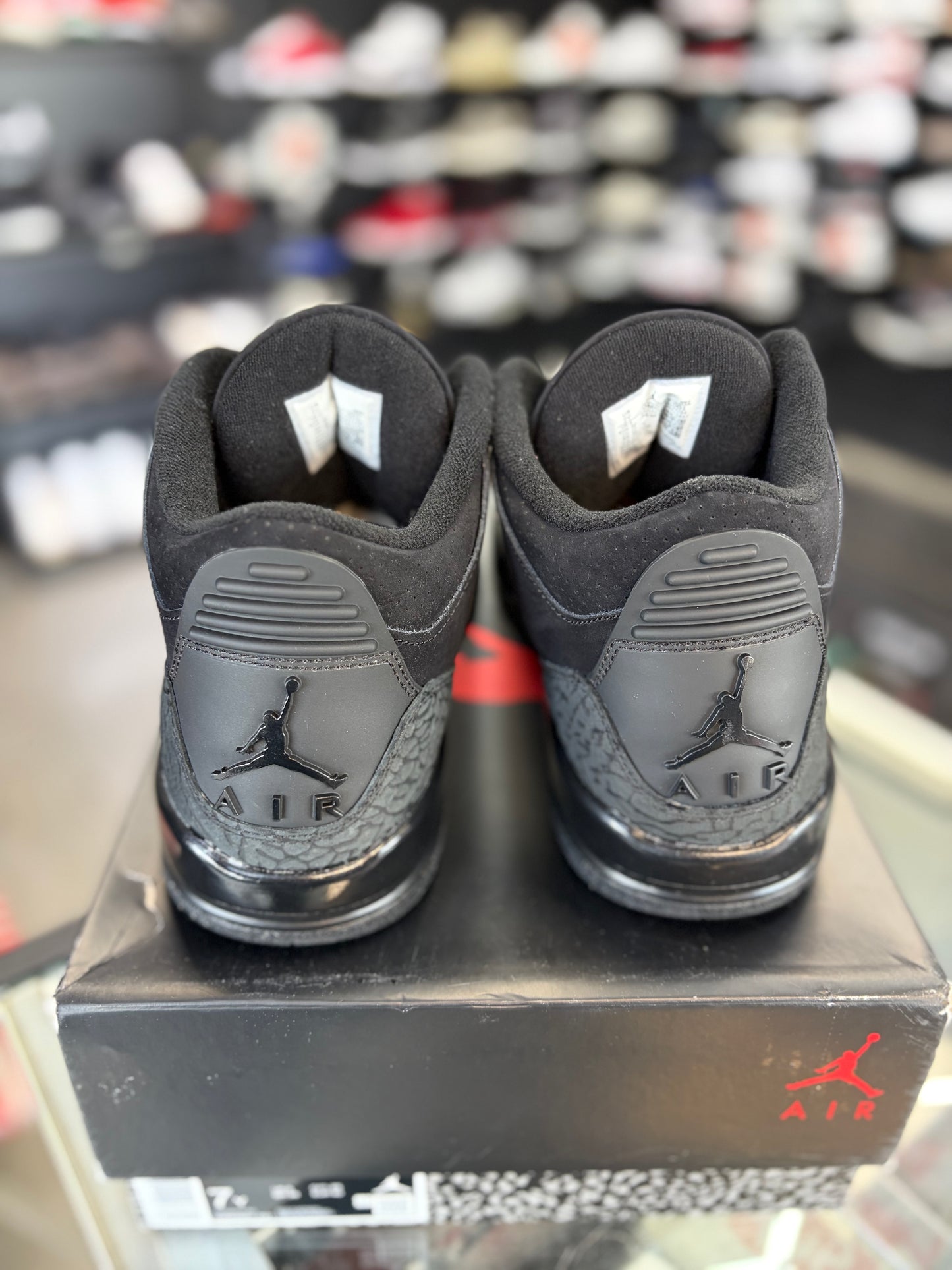 Jordan 3 “Black Cat” (Gs) Size 7y/8.5w
