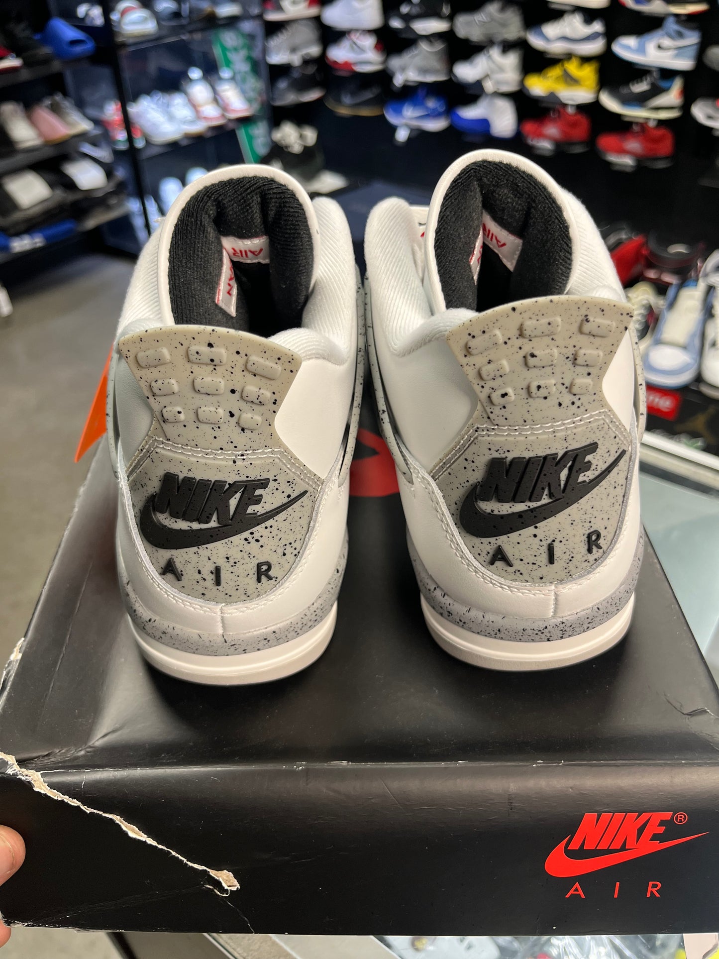 Jordan 4 “White Cement” Size 8.5