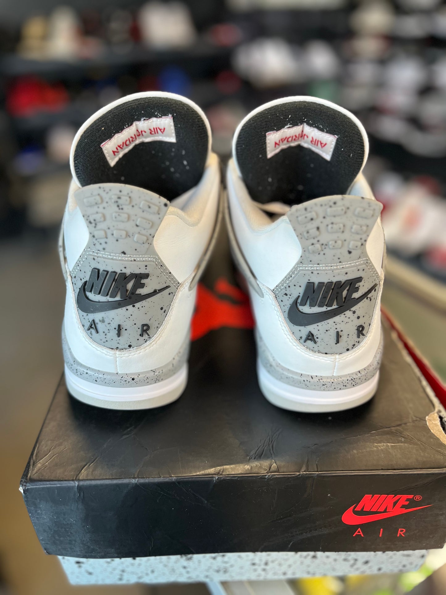 Jordan 4 “White Cement” Size 8