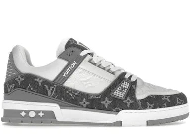 LV Trainer Monogram “Grey Denim” Size 8-8.5