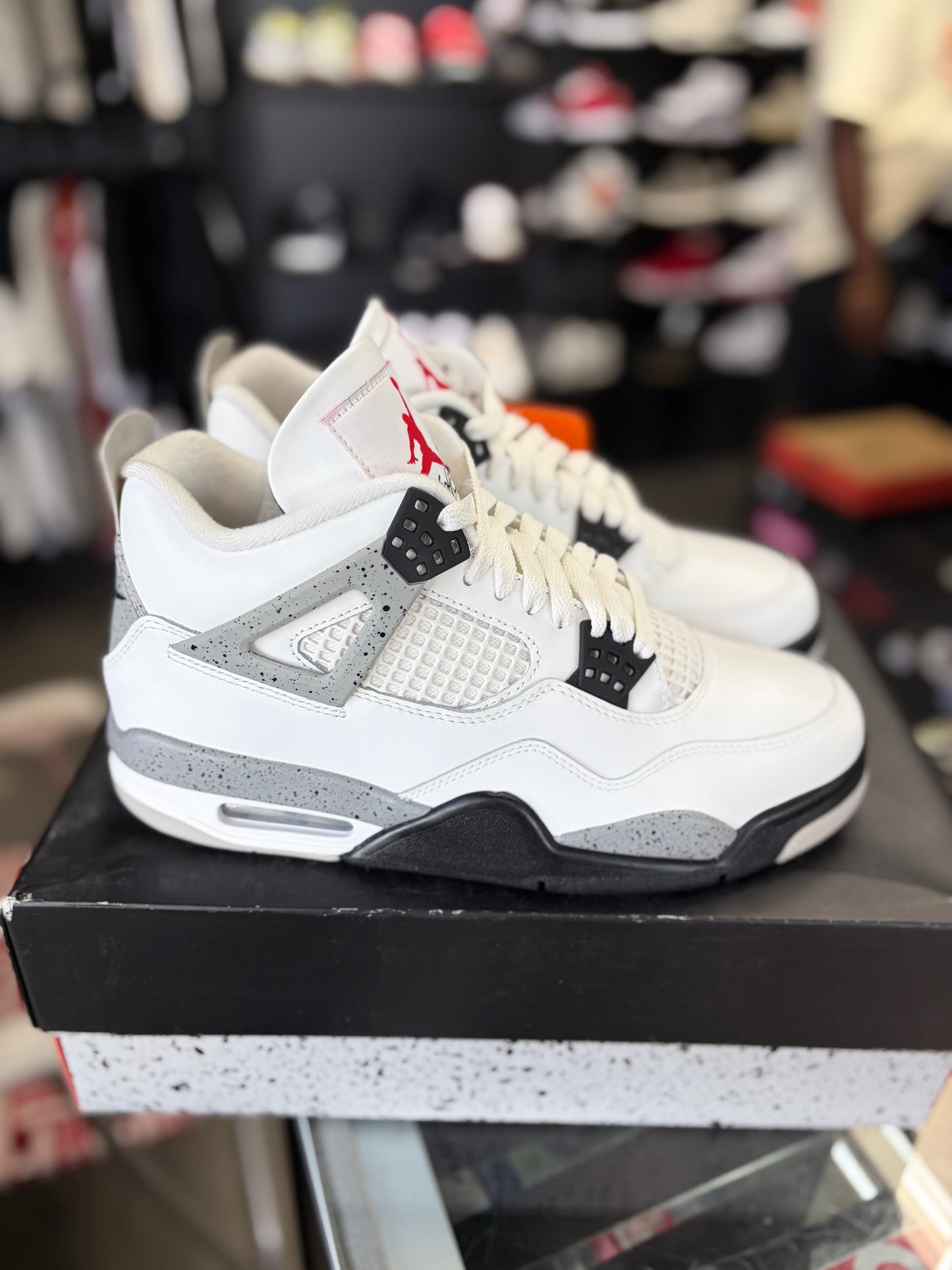 Jordan 4 “White Cement” Size 8