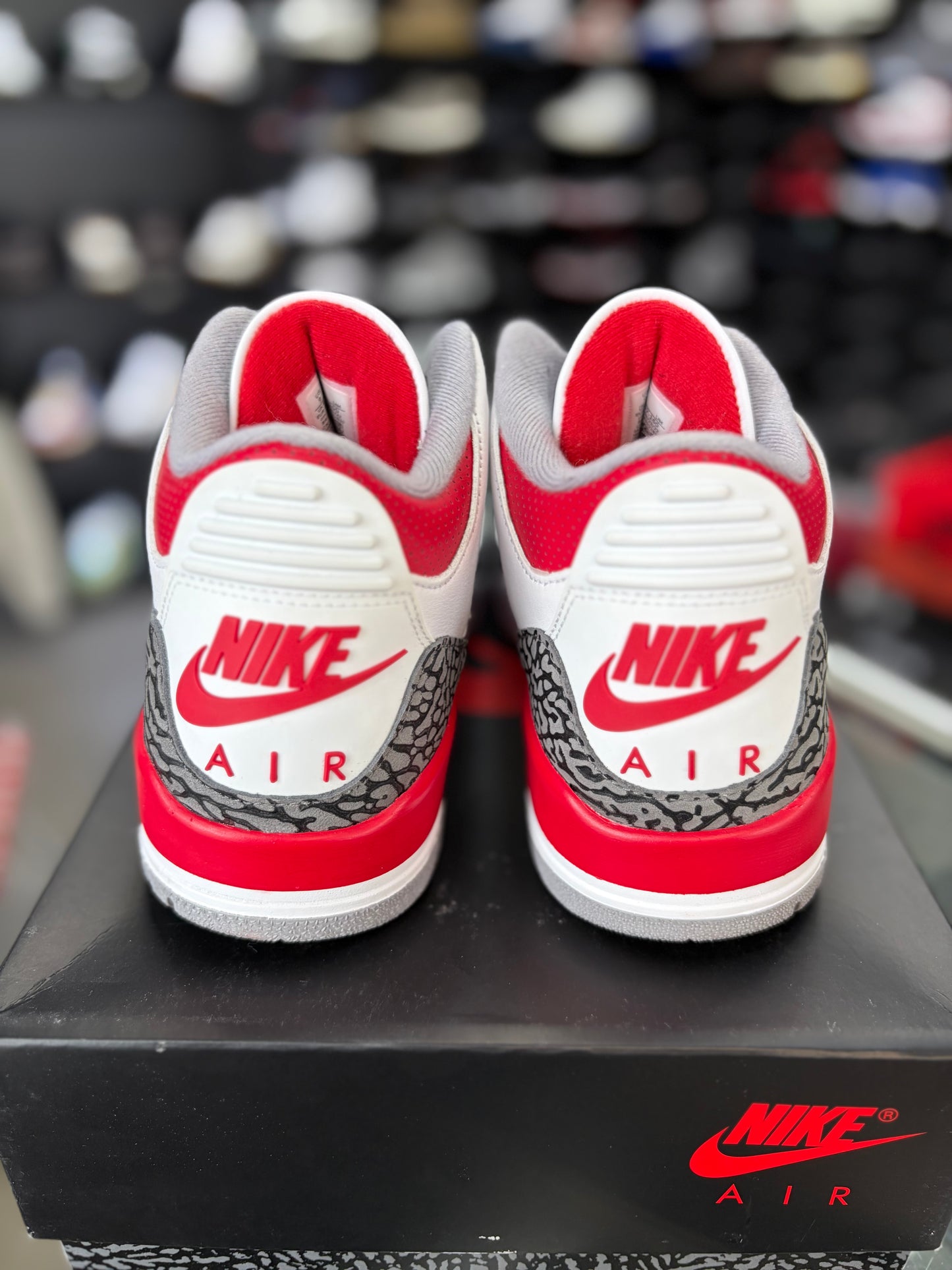 Jordan 3 “Fire Red” Size 9