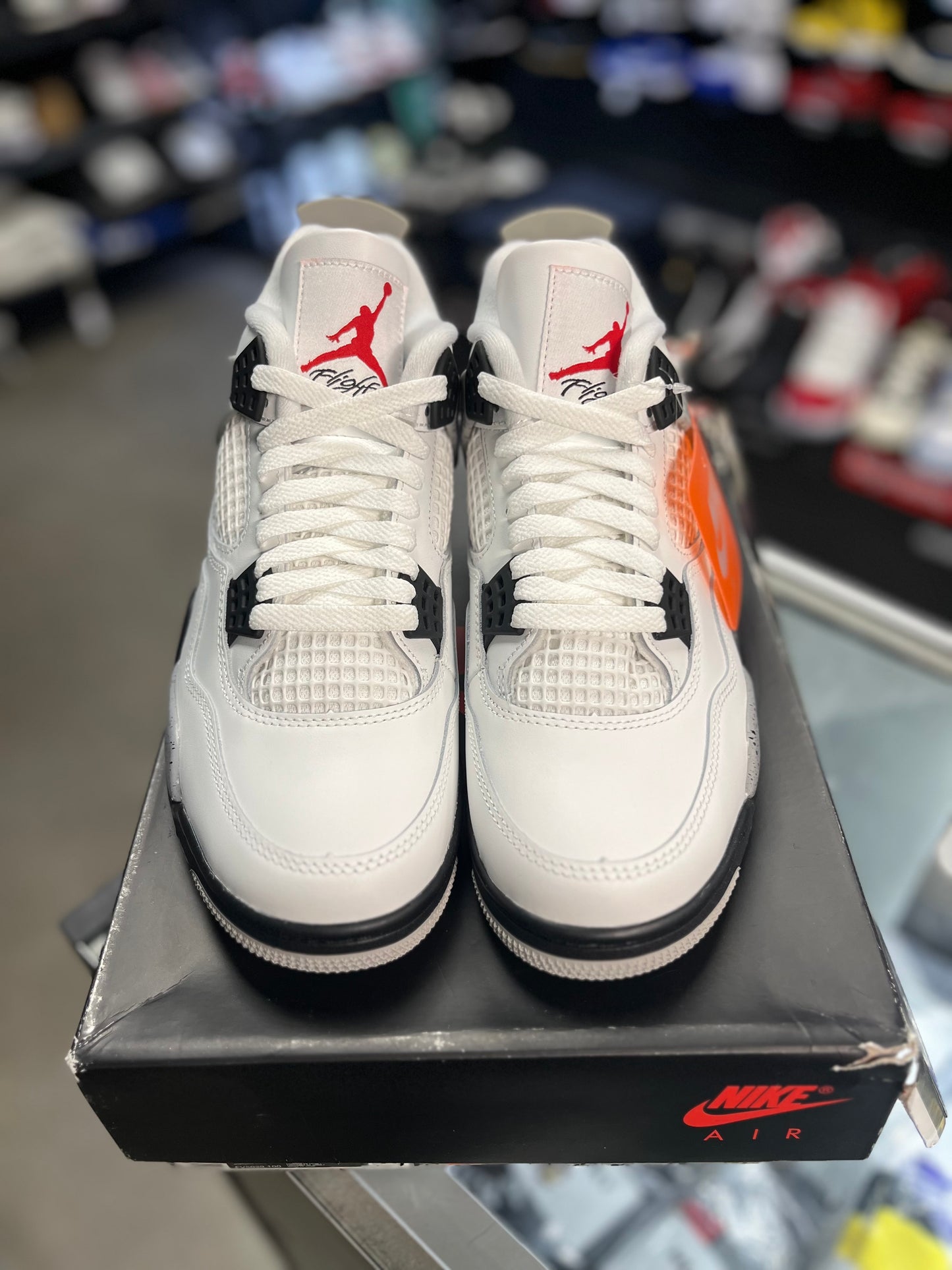 Jordan 4 “White Cement” Size 8.5