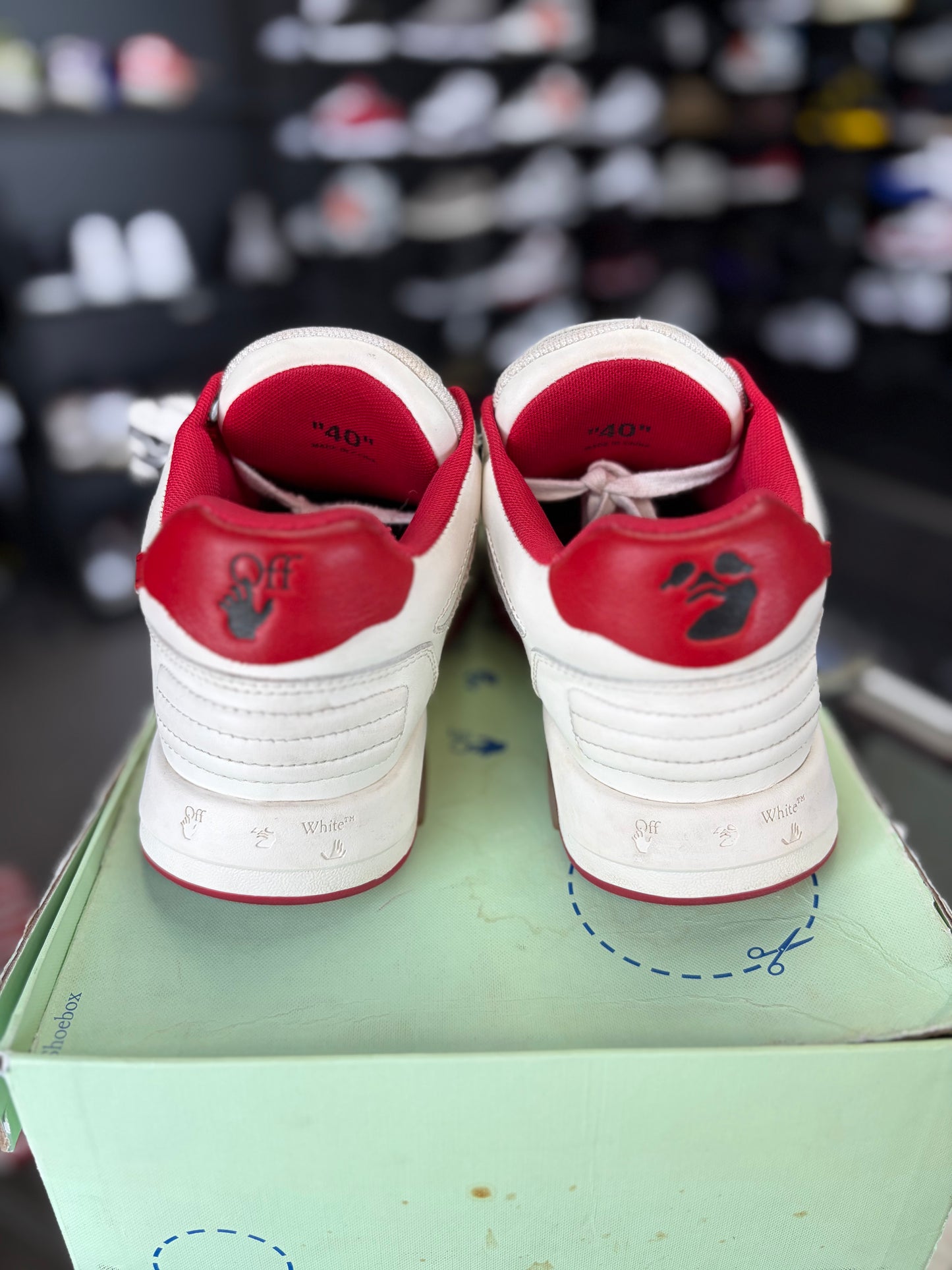 Off White Out Of Office “White/Red” Size 40EU