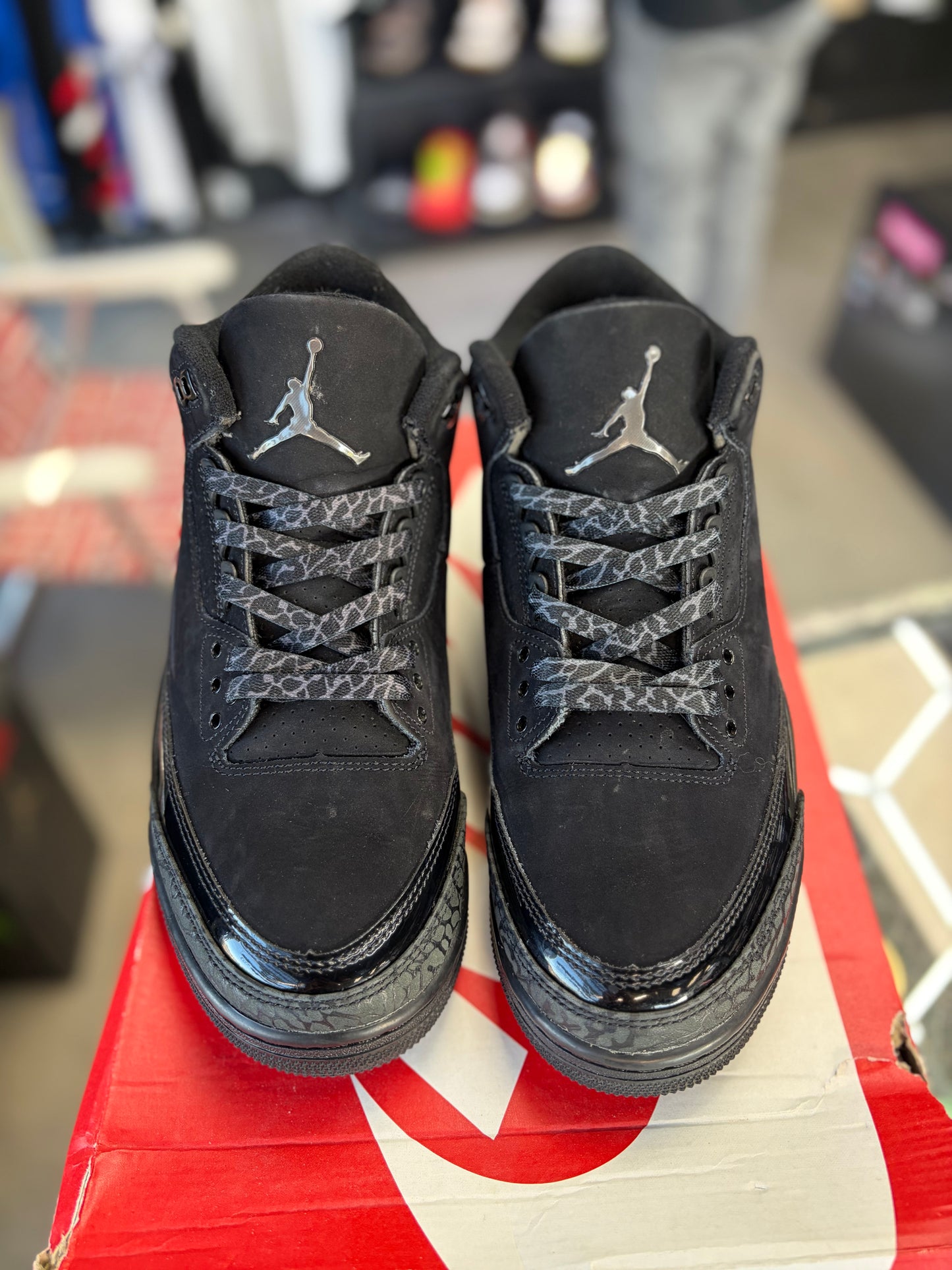 Jordan 3 “Black Cat” Size 9