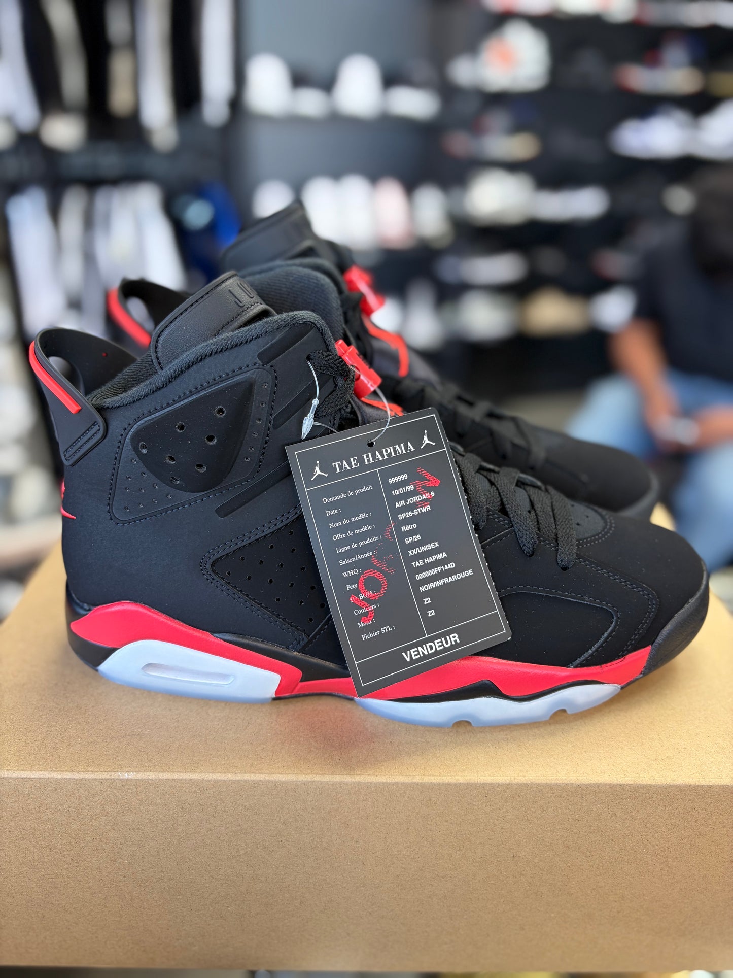 Jordan 6 “Reverse Infrared” Size 11
