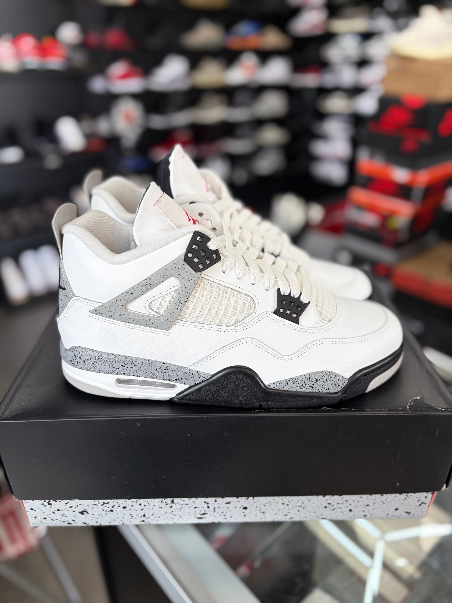 Jordan 4 “White Cement” Size 10