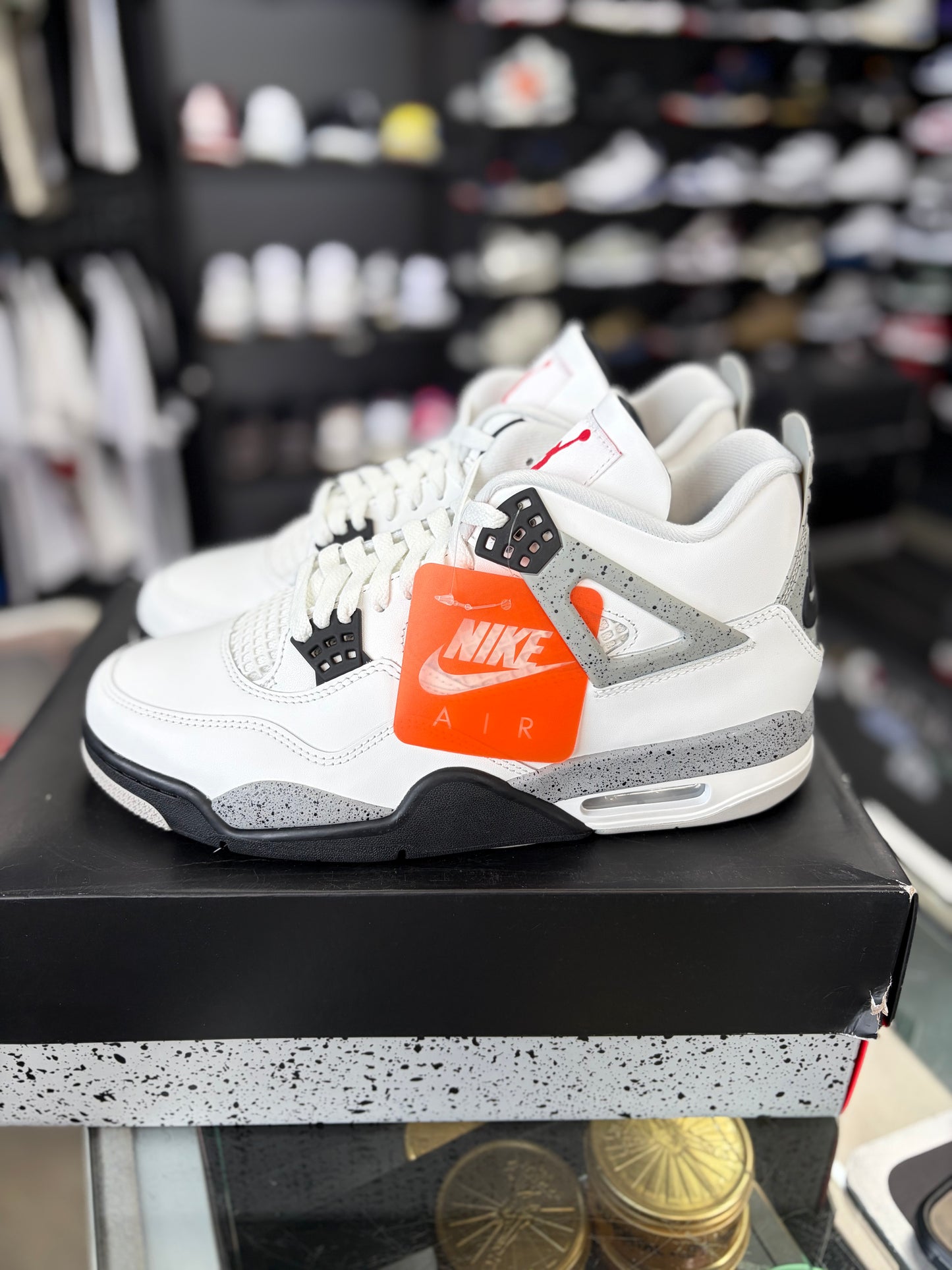 Jordan 4 “White Cement” Size 10.5