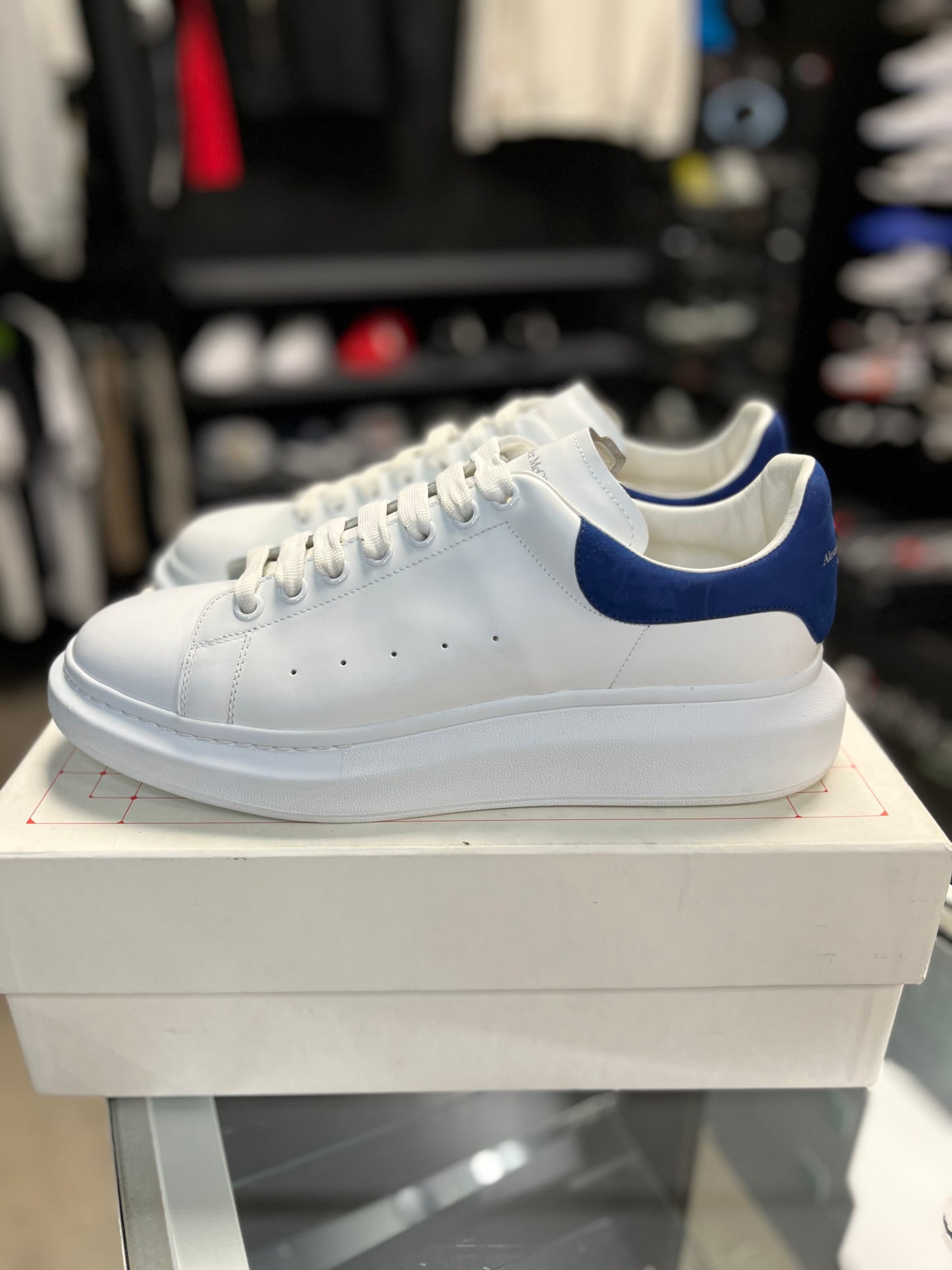 Alexander McQueen “White/Blue” Size 45EU