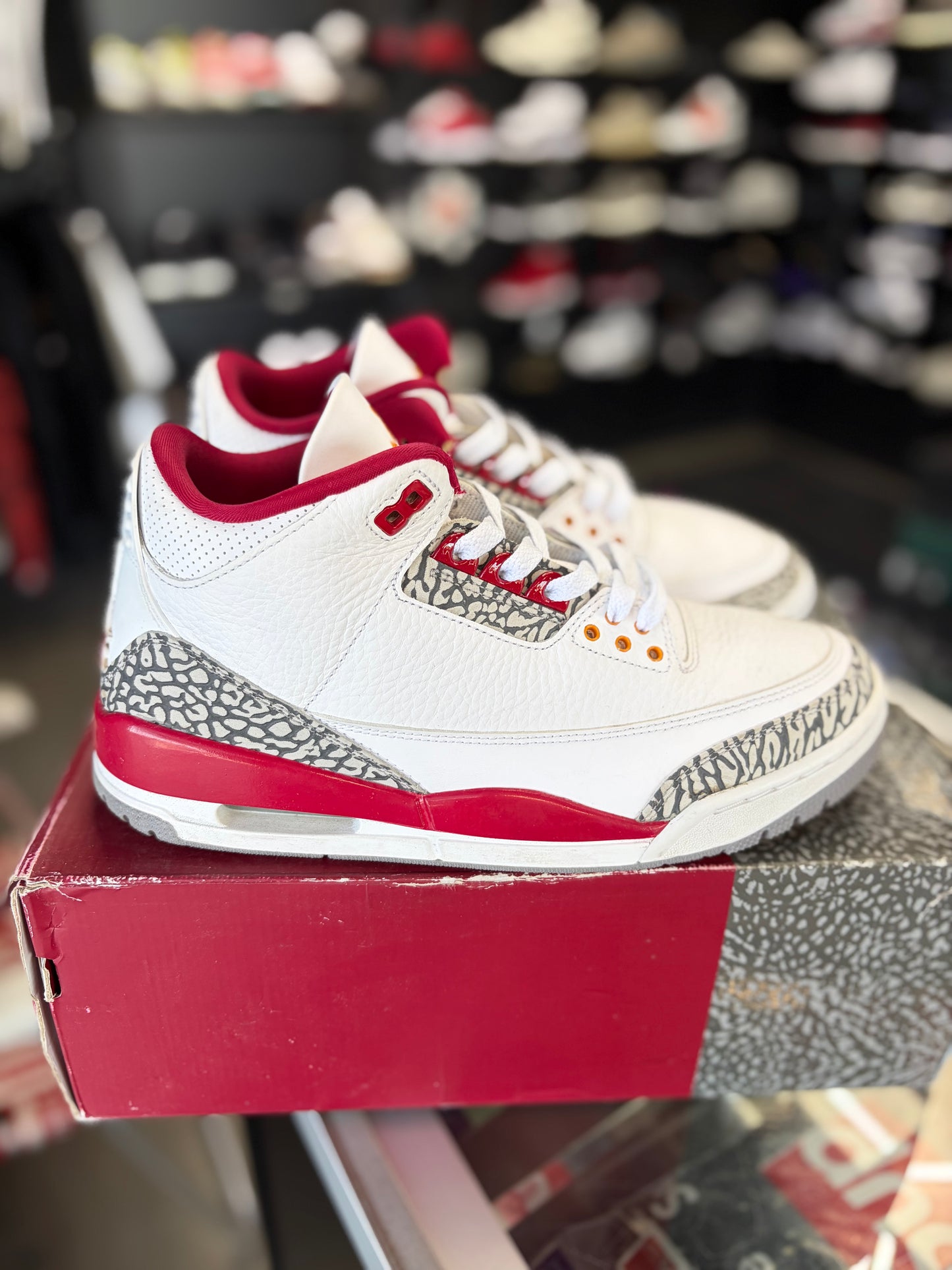 Jordan 3 “Cardinal Red” Size 9