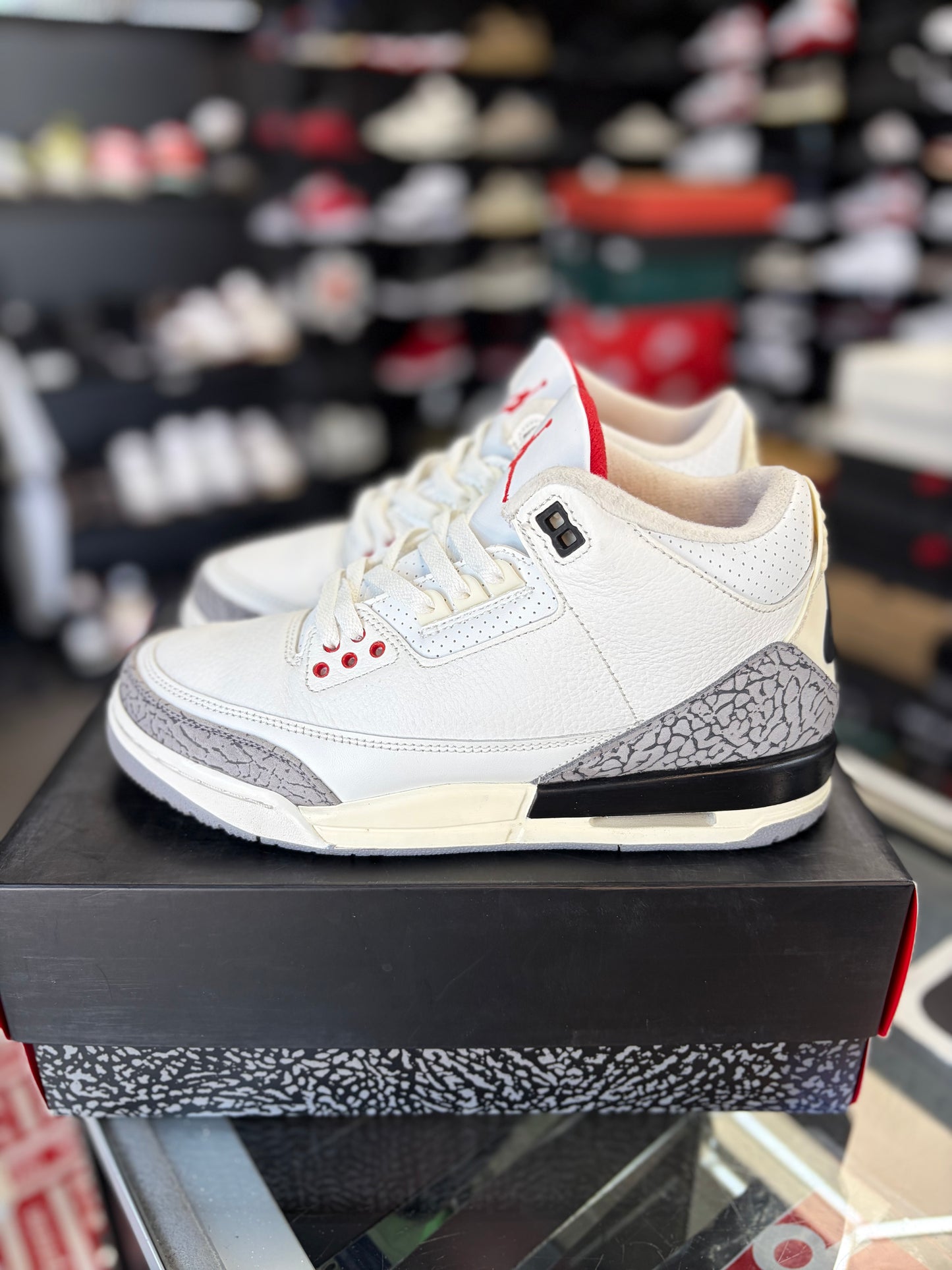 Jordan 3 “White Cement Reimagined” (Gs) Size 7y/8.5w