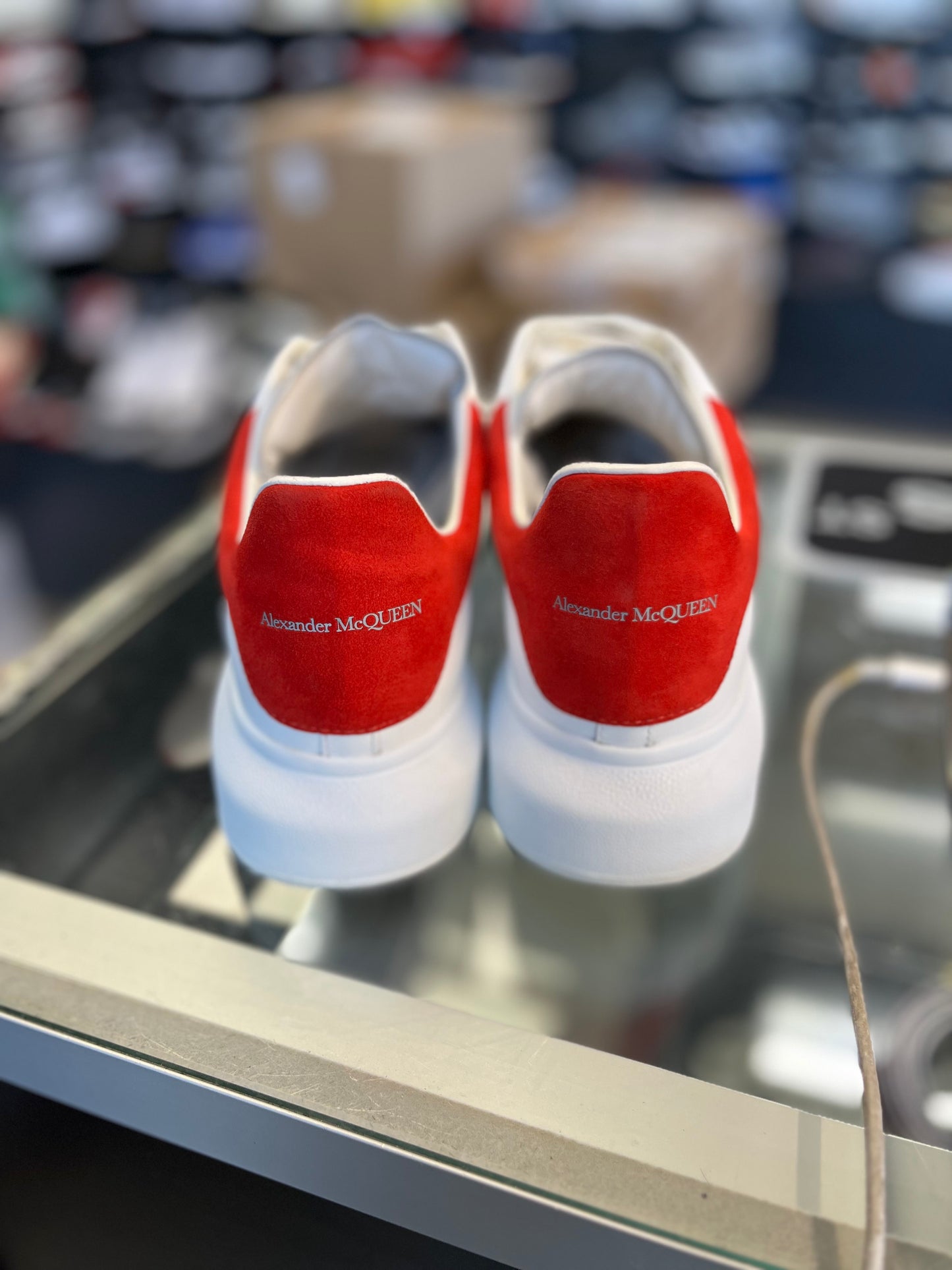 Alexander McQueen “White/Red” Size 40.5EU