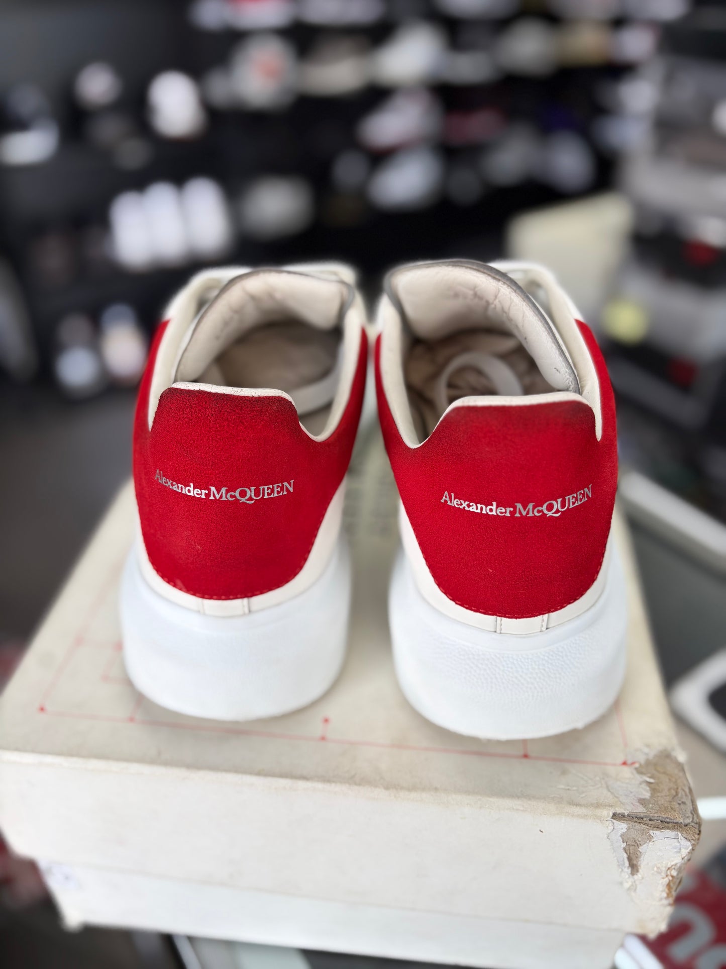 Alexander McQueen “White/Red” Size 42.5EU