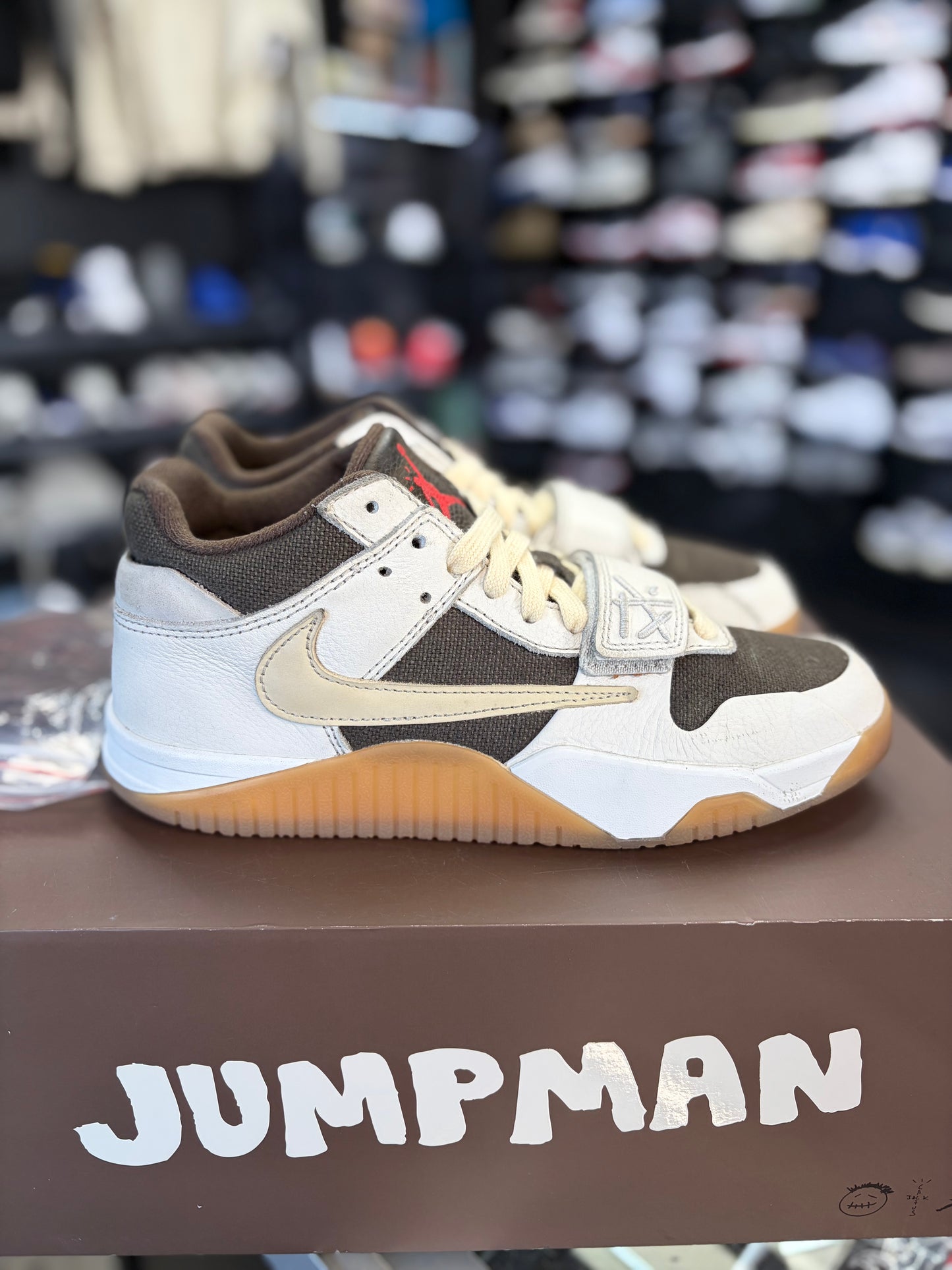 Travis Scott Jumpman Jack “Sail” Size 8