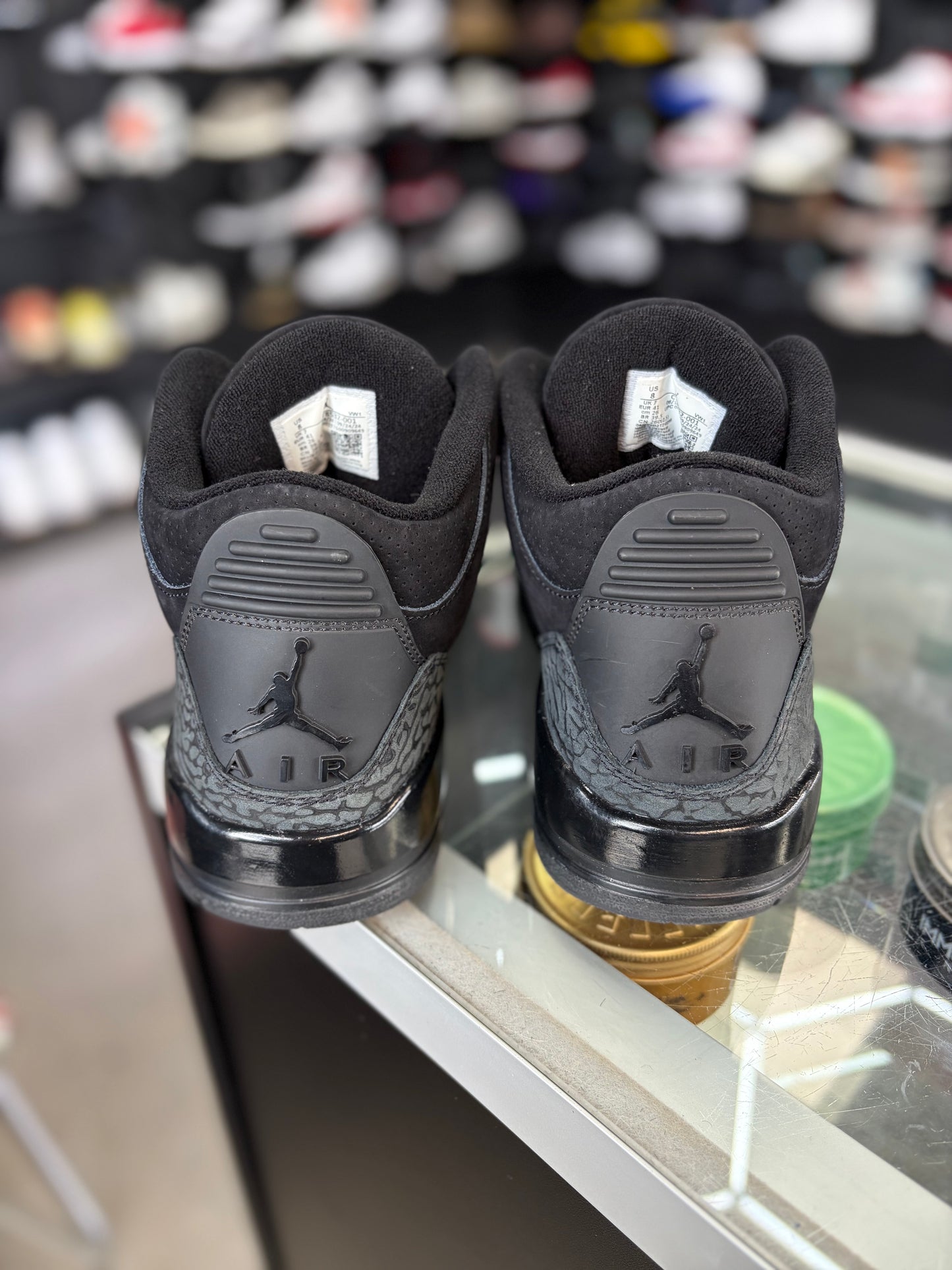 Jordan 3 “Black Cat” Size 8