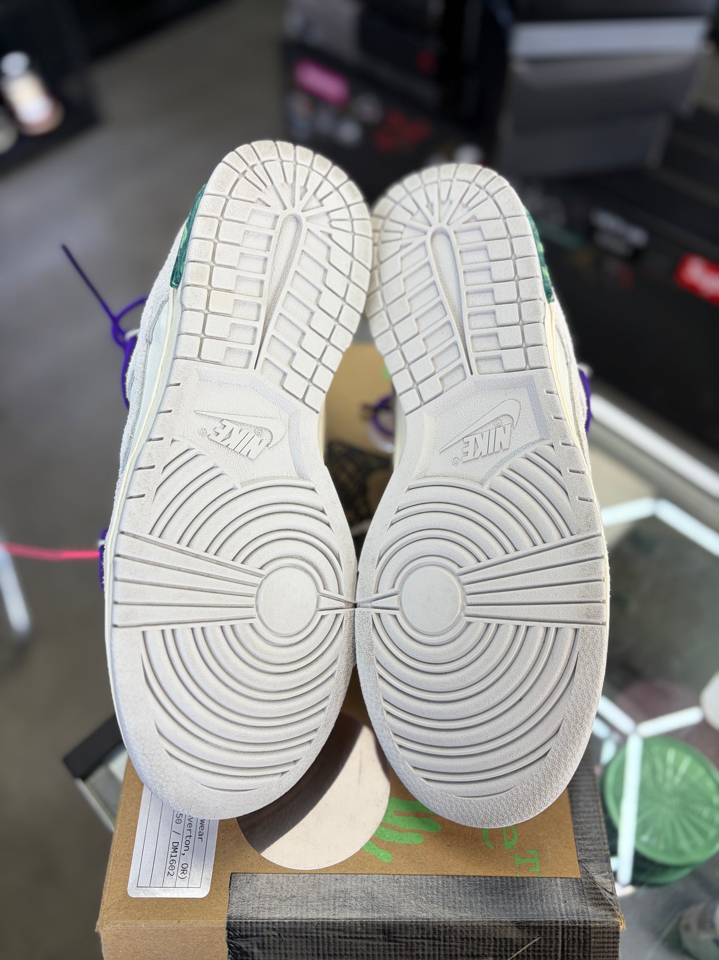 Nike Off White Dunk “Lot 15” Size 8
