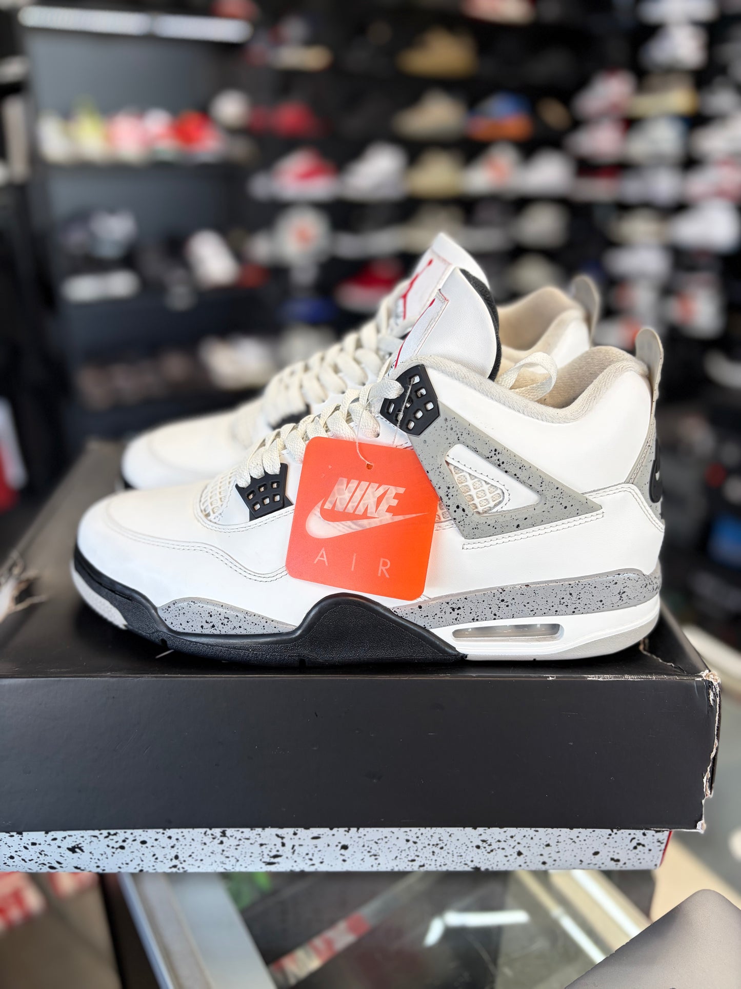 Jordan 4 “White Cement” Size 12