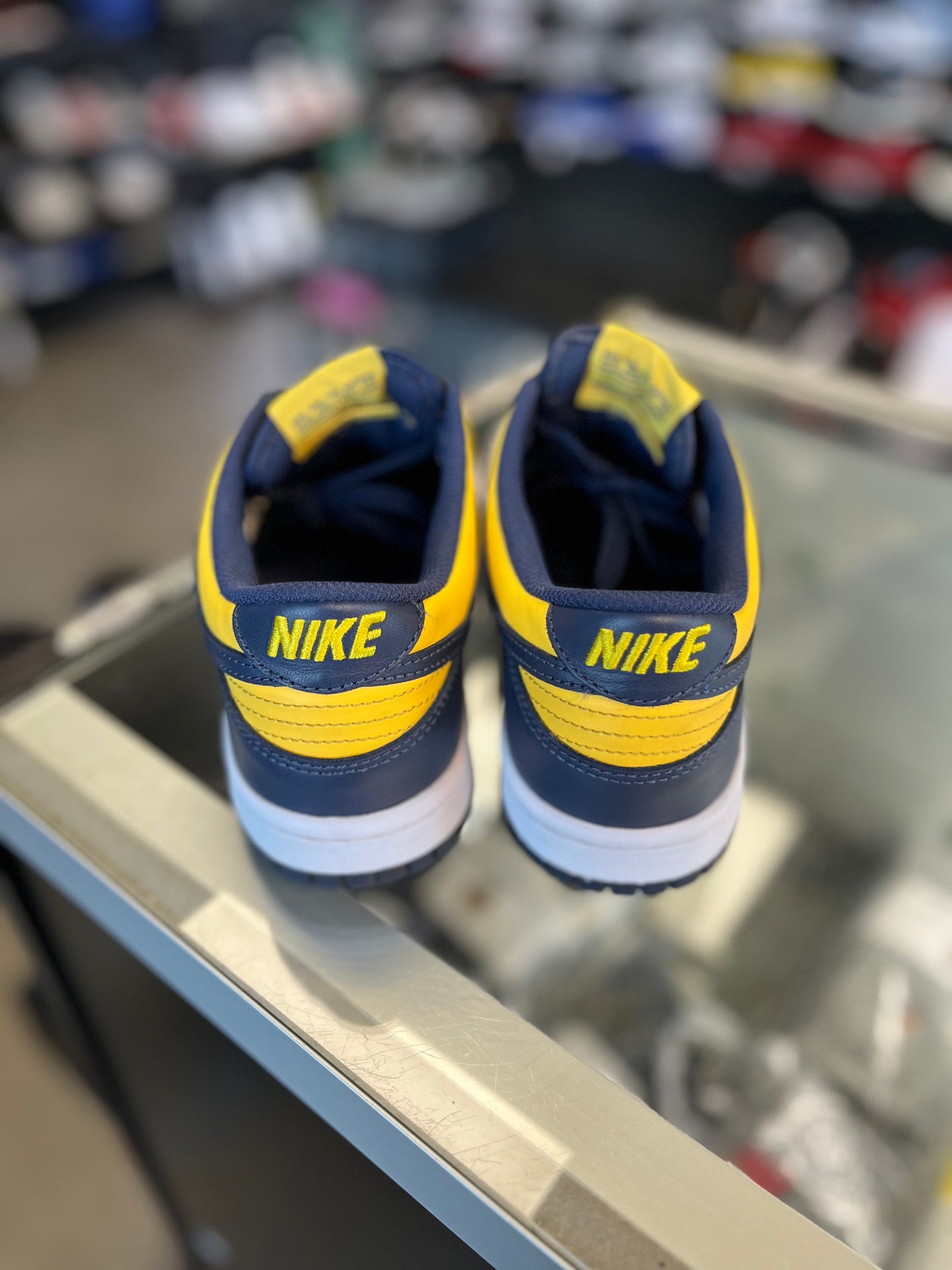 Nike Dunk Low “Michigan” Size 5y / 6.5w