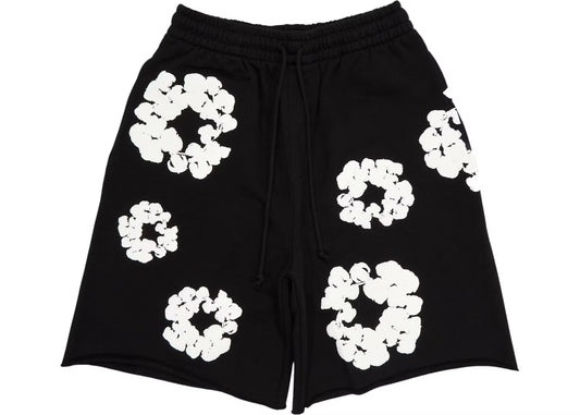 Denim Tears The Cotton Wreath Short “Black”