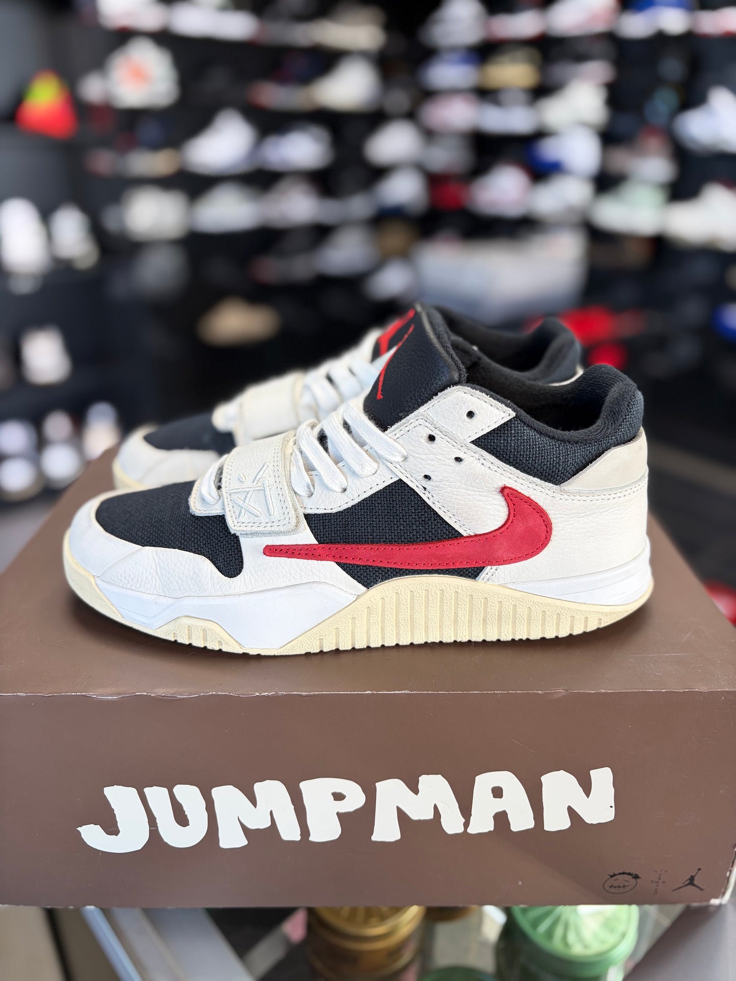 Travis Scott Jumpman Jack “University Red” Size 9