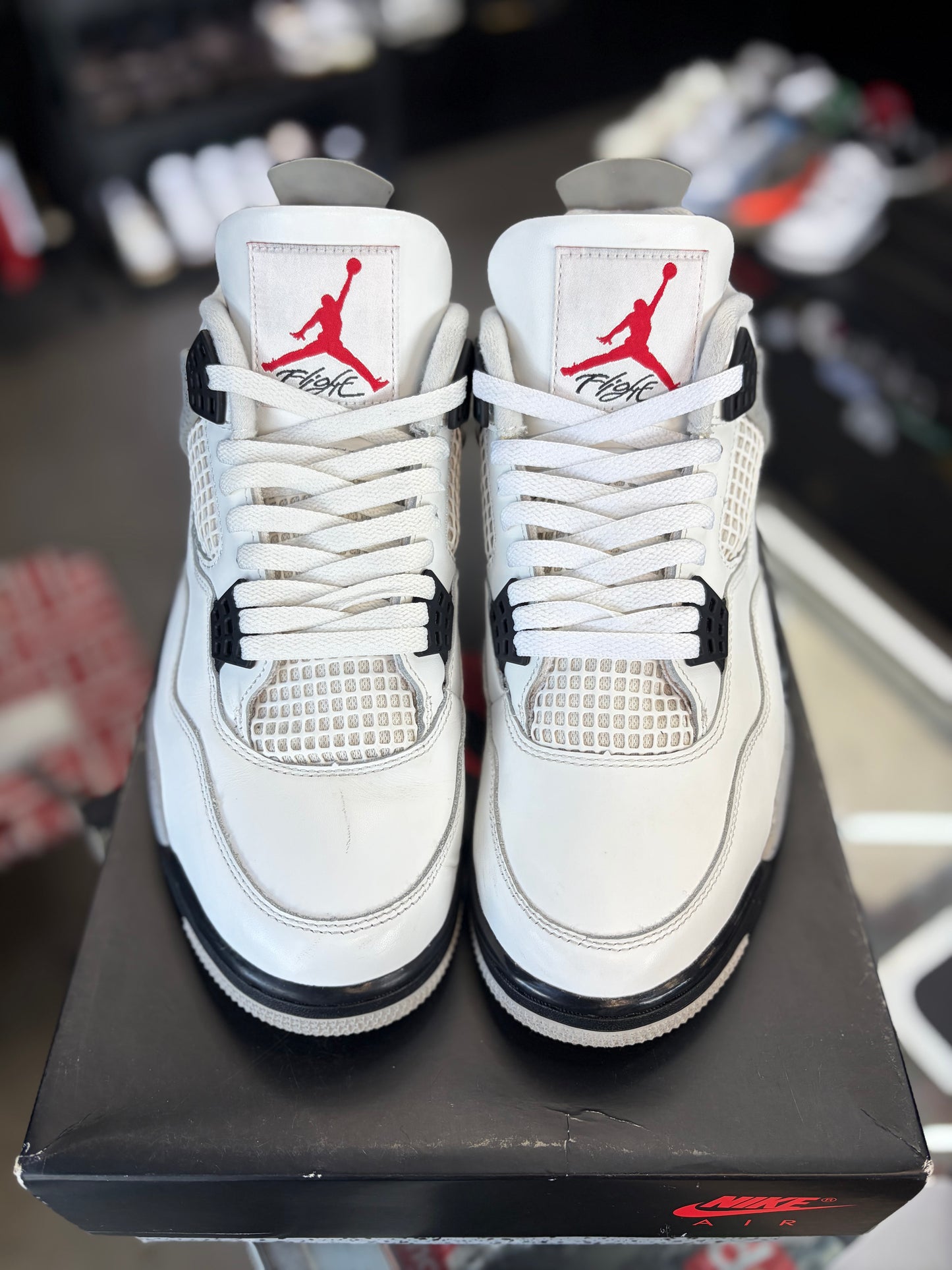 Jordan 4 “White Cement” Size 10.5