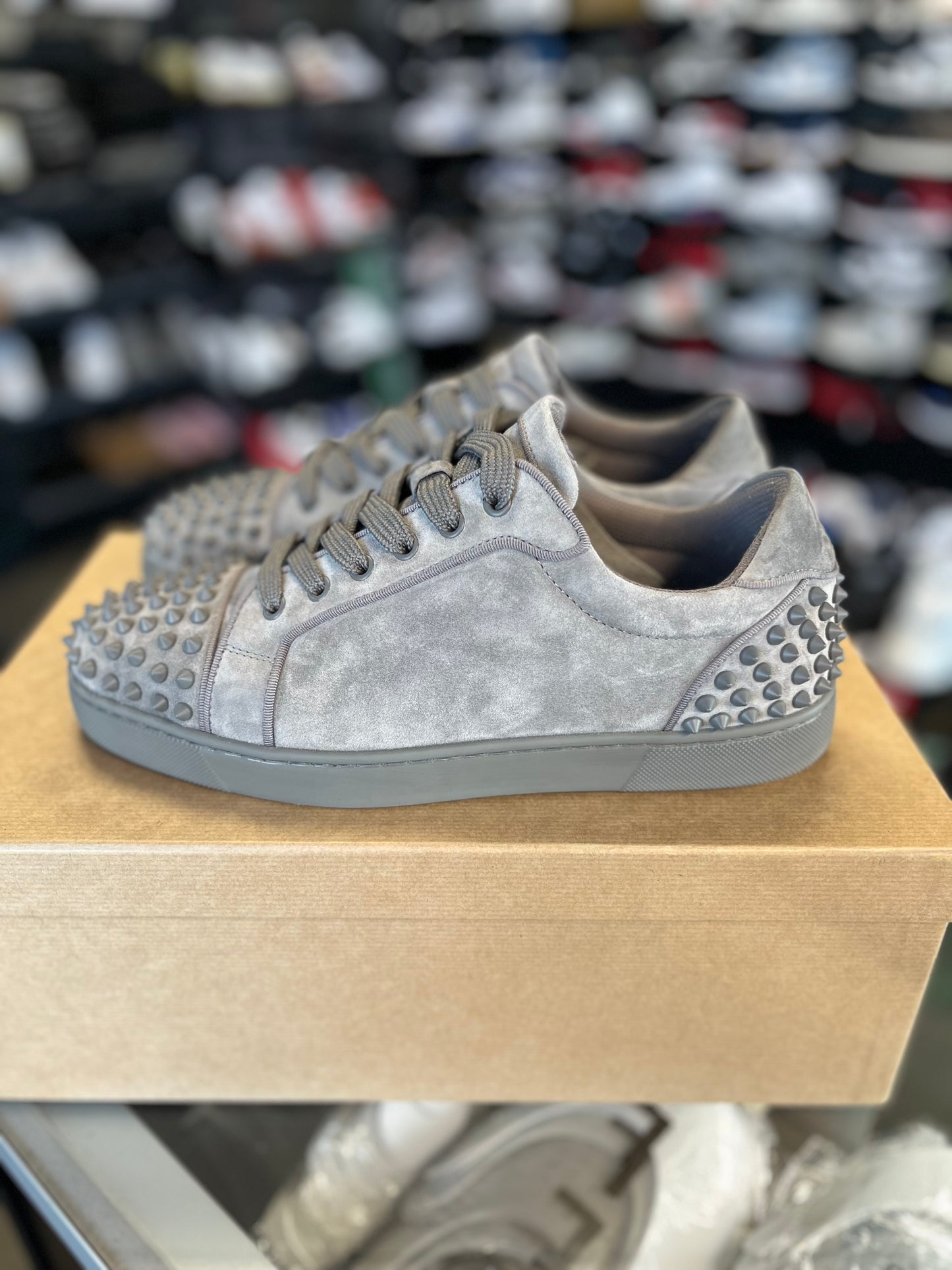 Christian Louboutin Low Spikes “Grey” Size 42EU